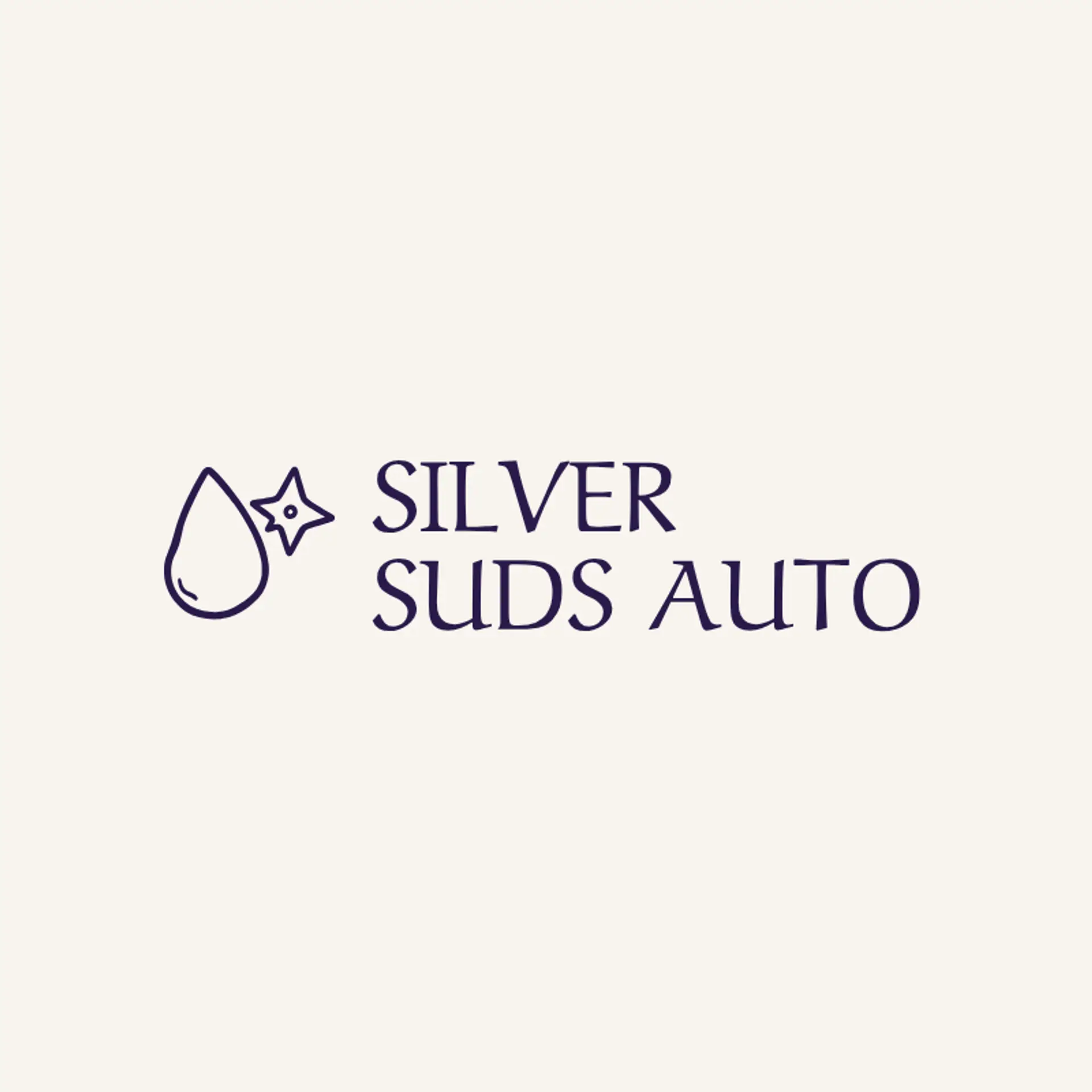Silver Suds Auto logo for car detailing