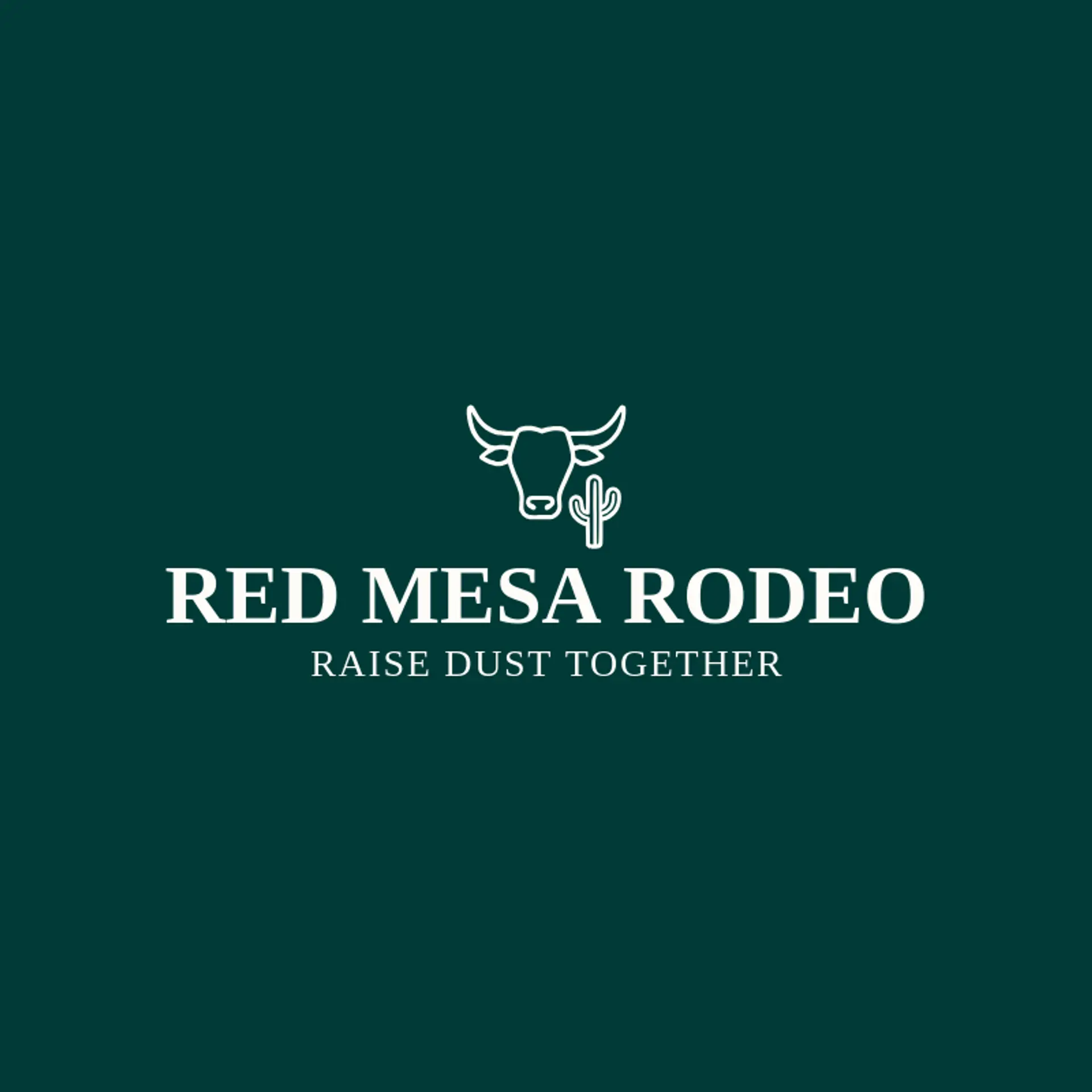 Red Mesa Rodeo logo for longhorn