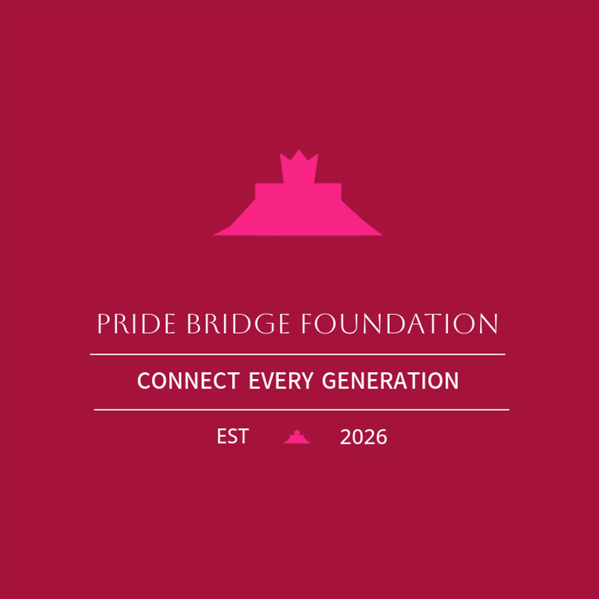 Pride Bridge Foundation logo for pride