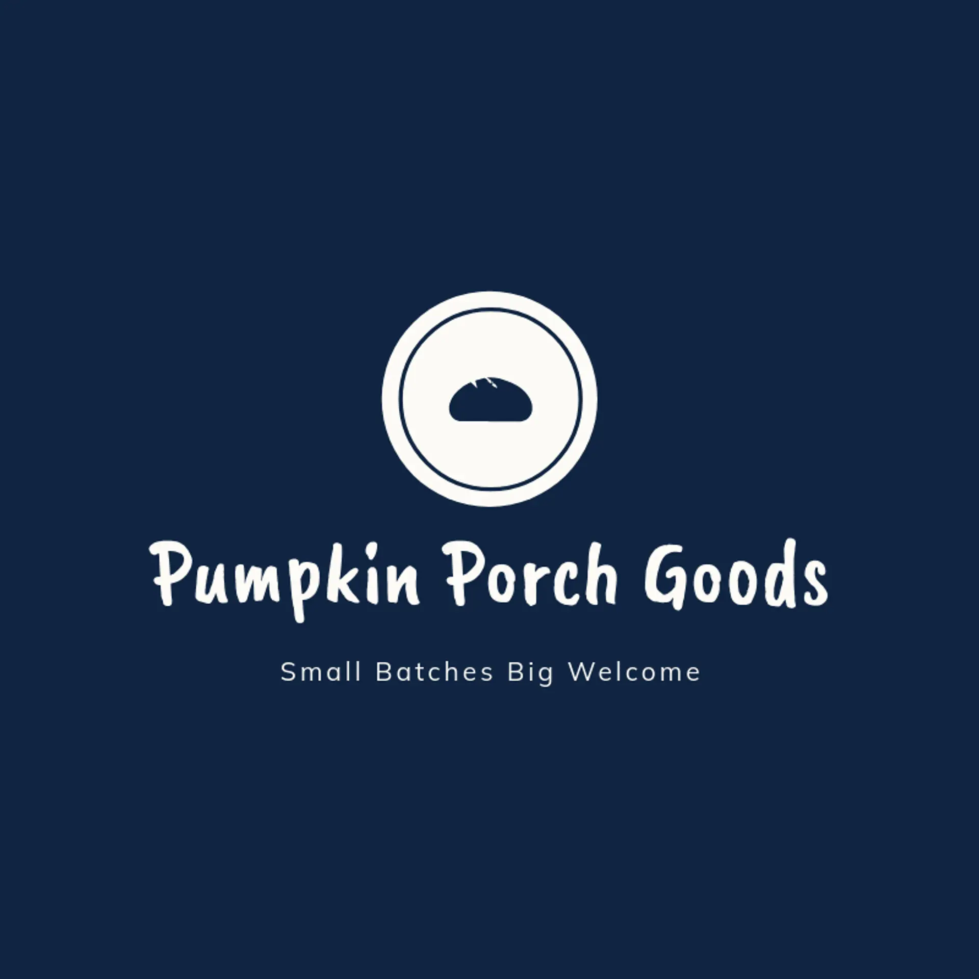 Pumpkin Porch Goods logo for thanksgiving