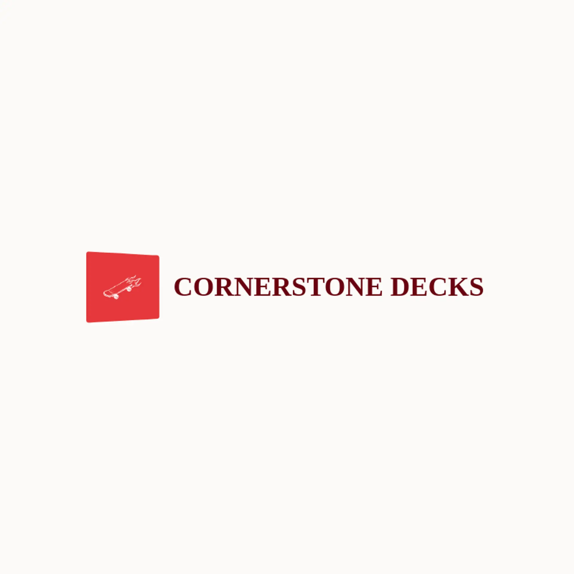 Cornerstone Decks logo for skate