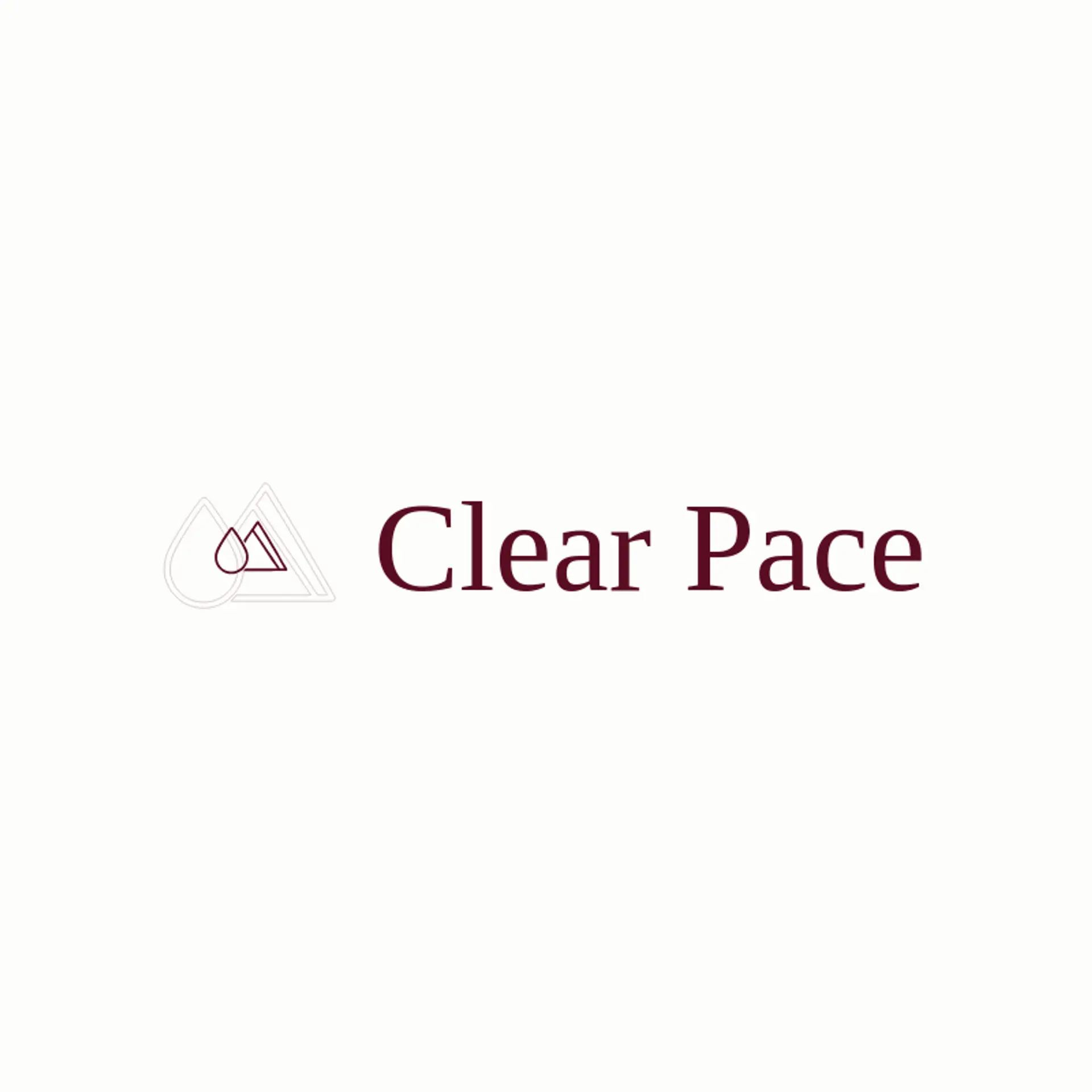Clear Pace logo for running