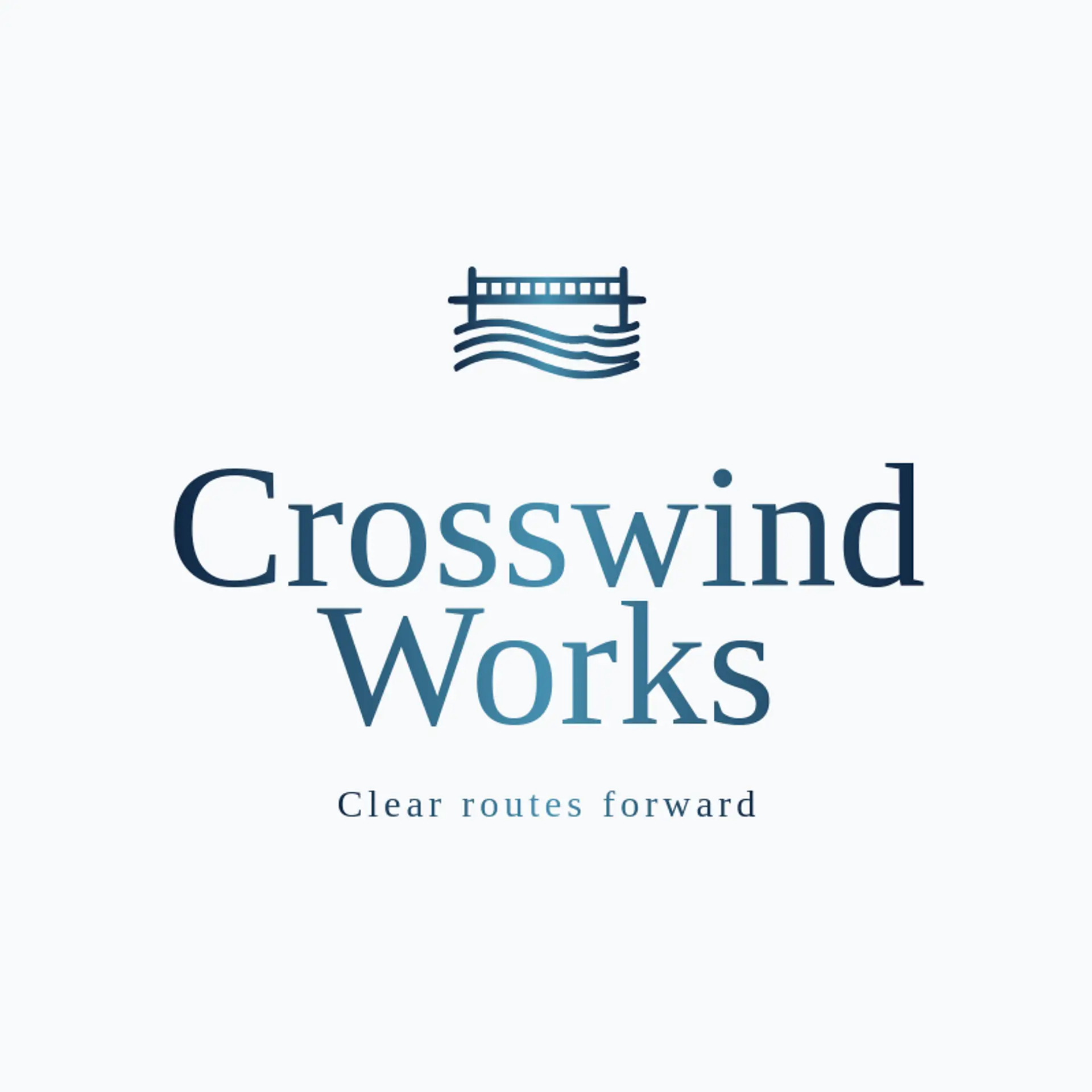 Crosswind Works logo for infrastructure