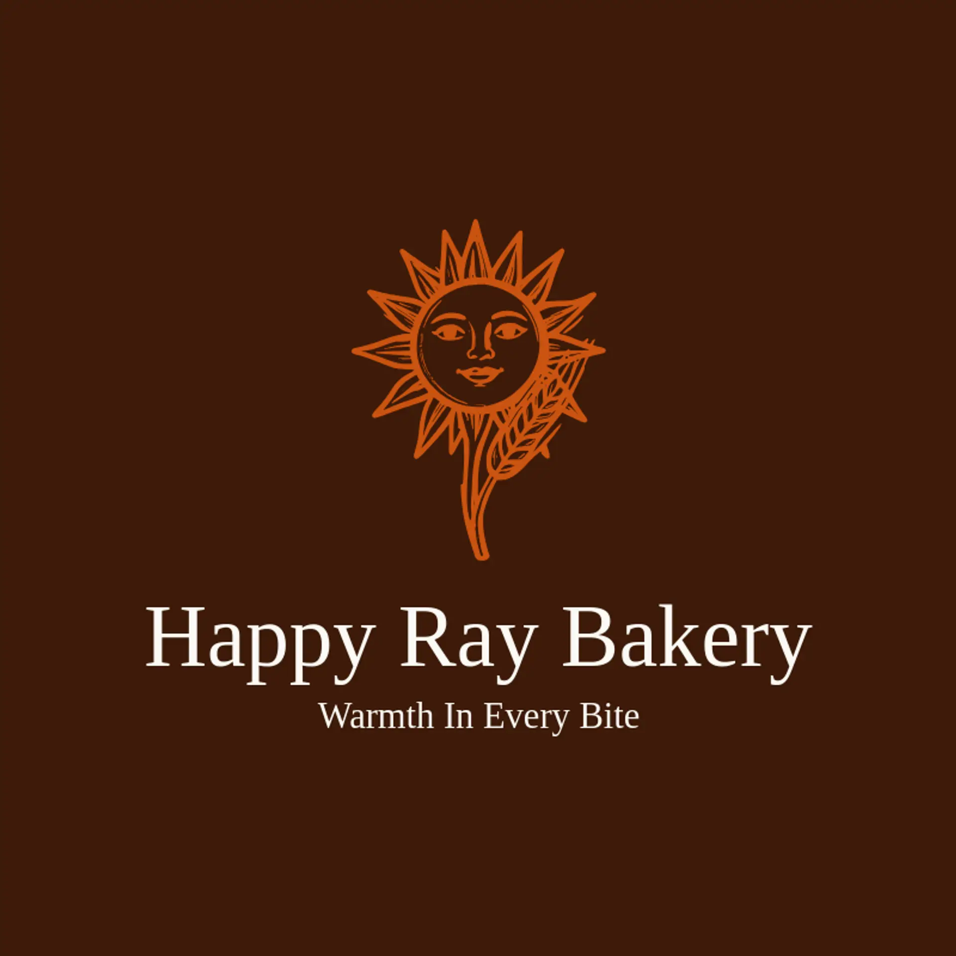 Happy Ray Bakery logo for sunshine