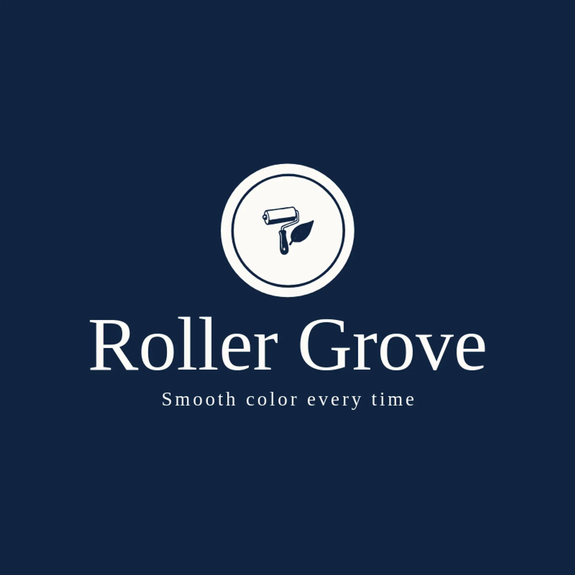 Roller Grove logo for paint