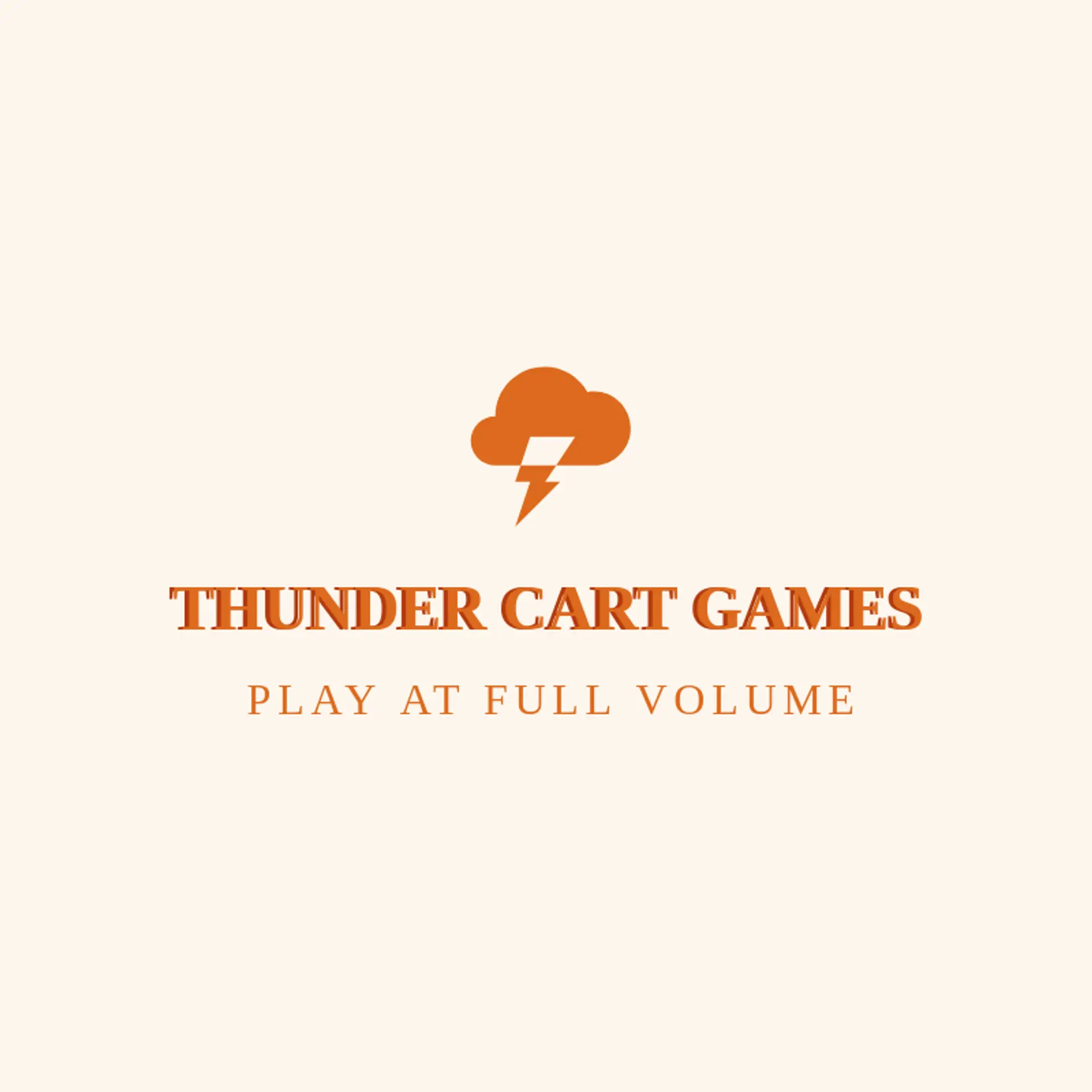 Thunder Cart Games logo for thunder