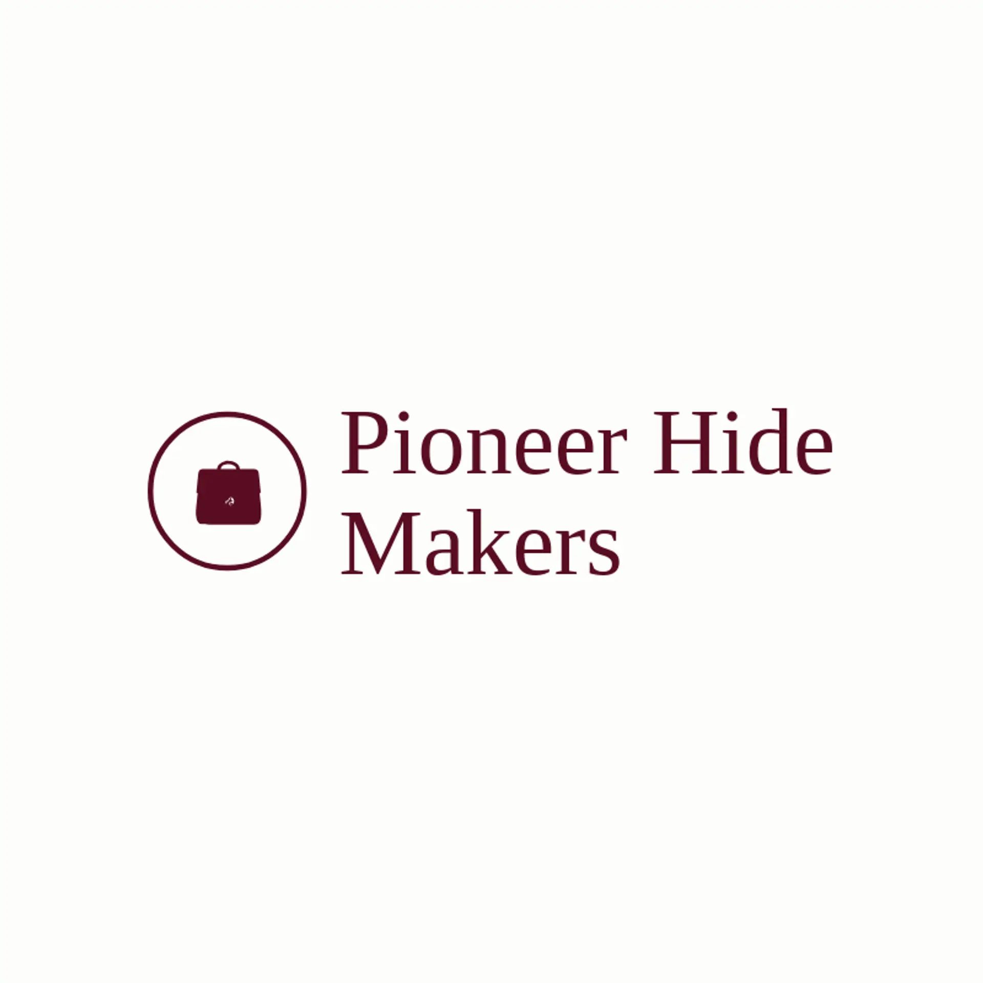 Pioneer Hide Makers logo for leather