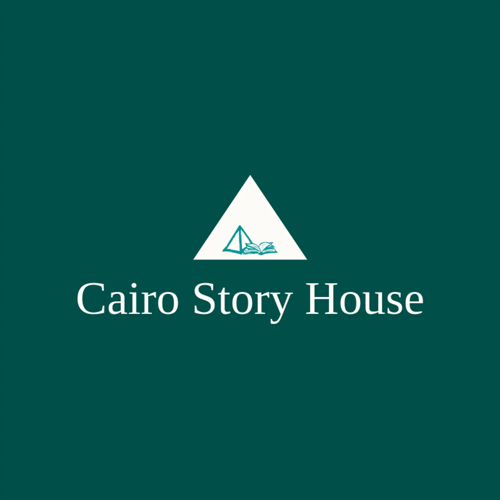 Cairo Story House logo for pyramid