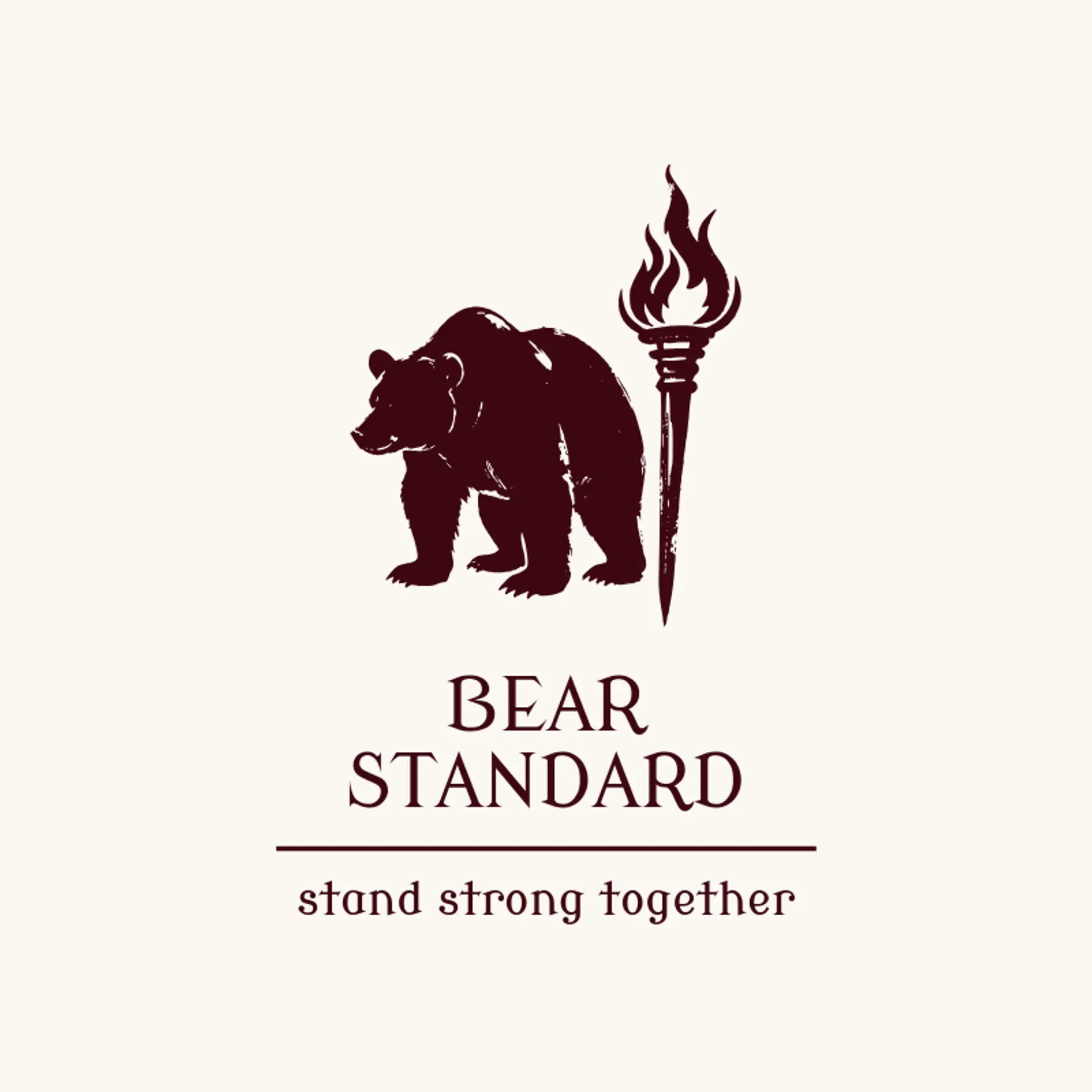 Bear Standard logo for family crest