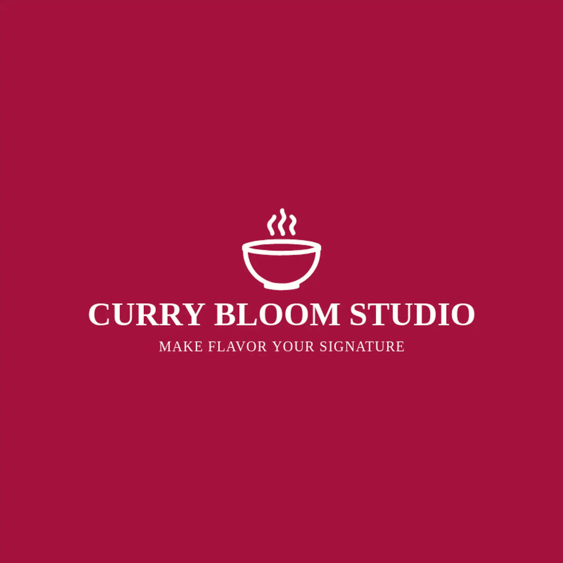 Curry Bloom Studio logo for curry