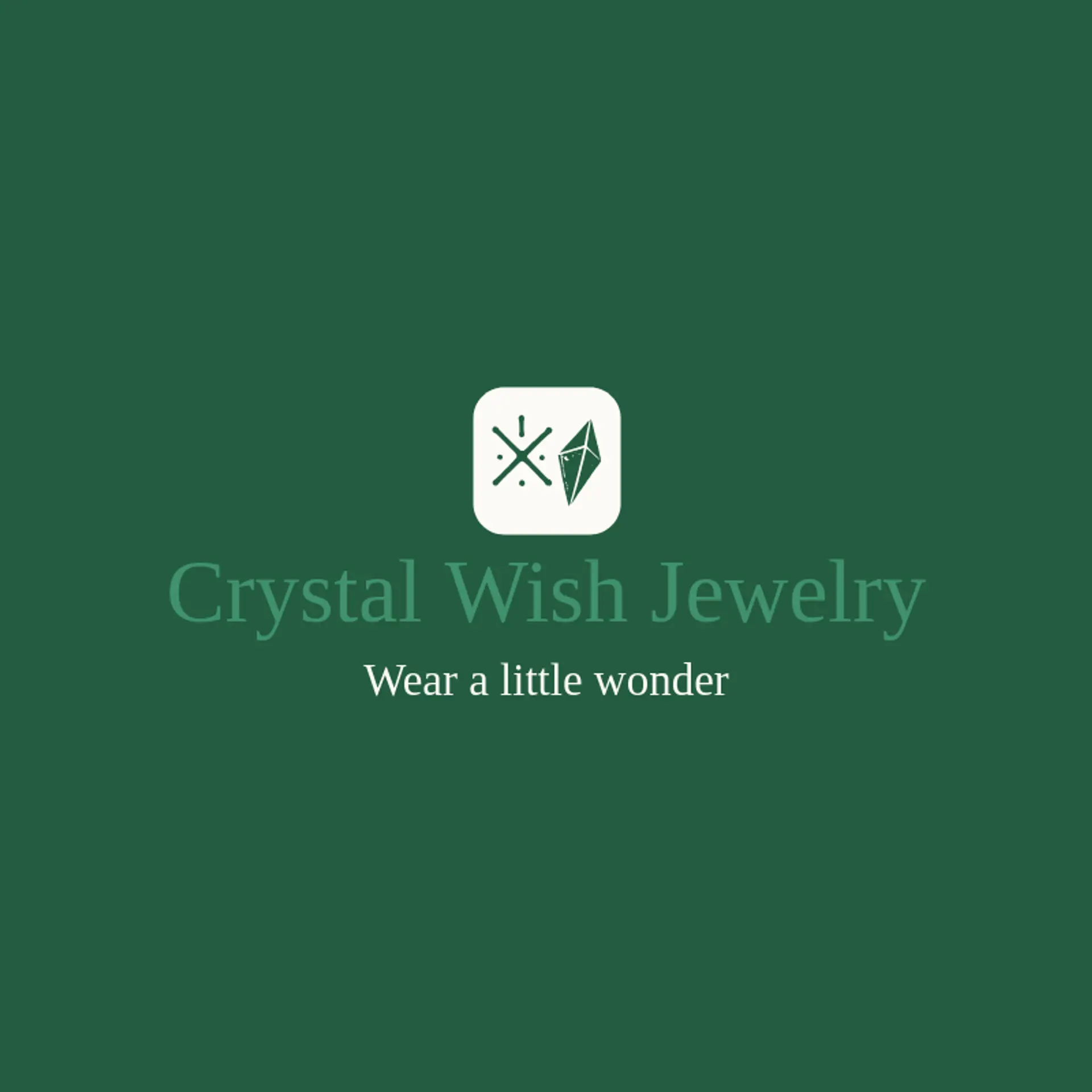 Crystal Wish Jewelry logo for sparkle