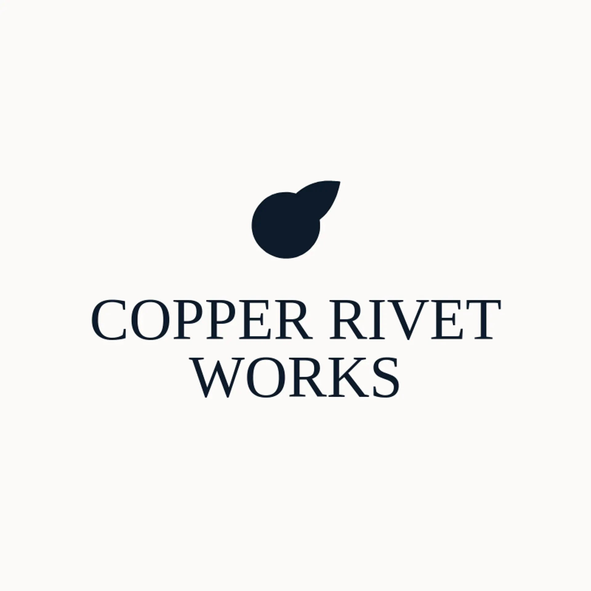 Copper Rivet Works logo for denim
