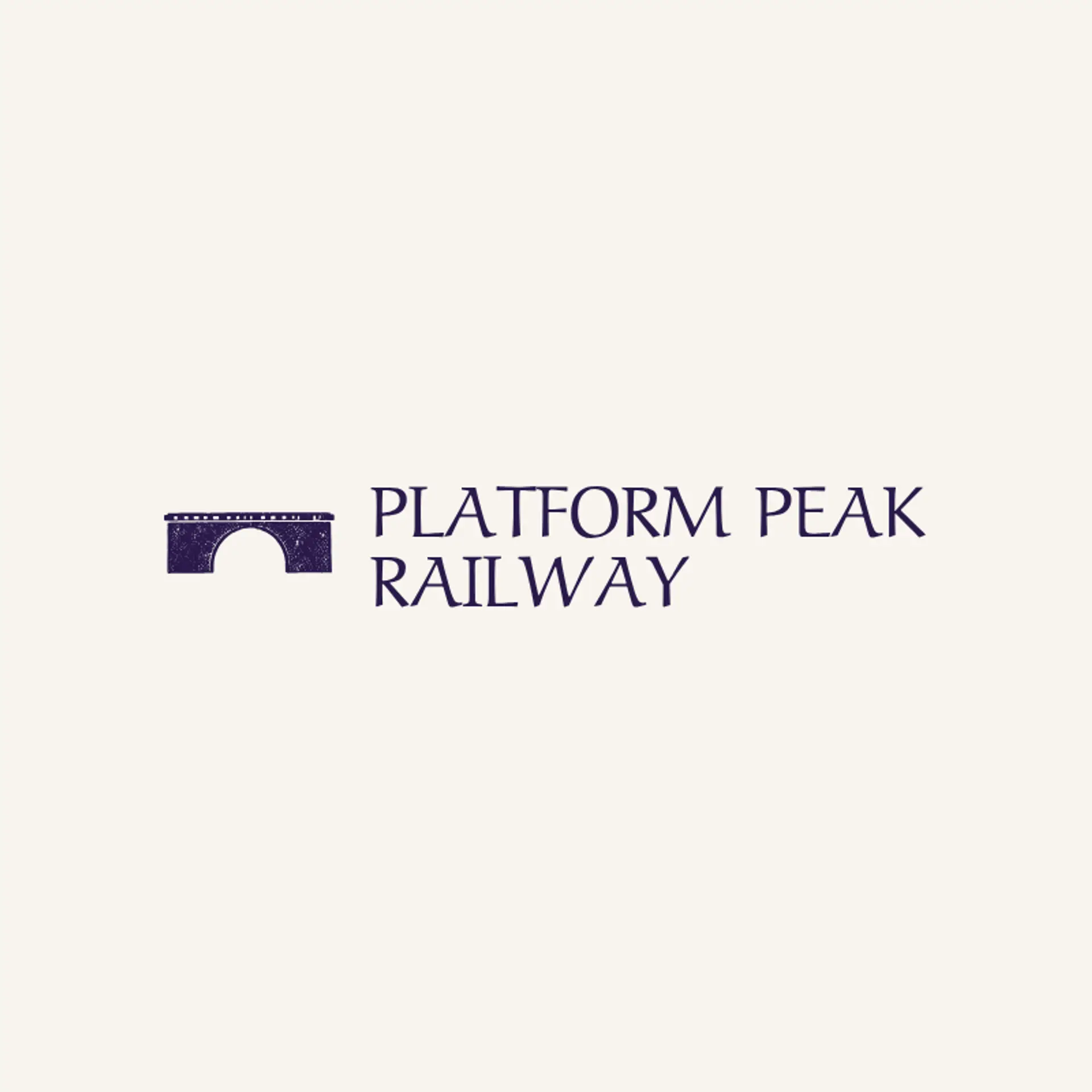 Platform Peak Railway logo for railway