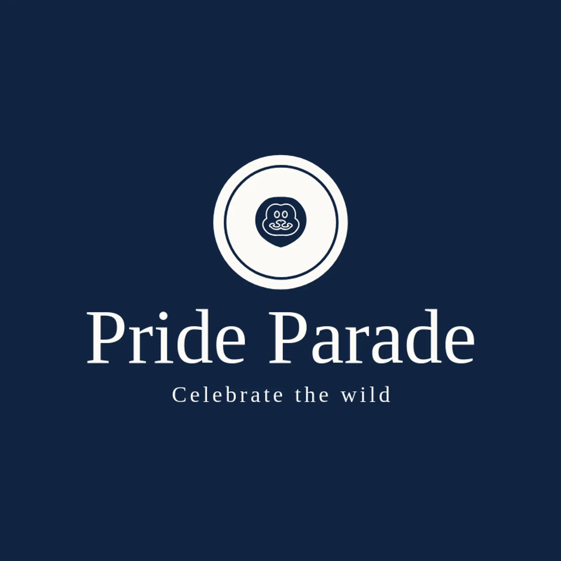 Pride Parade logo for lion king