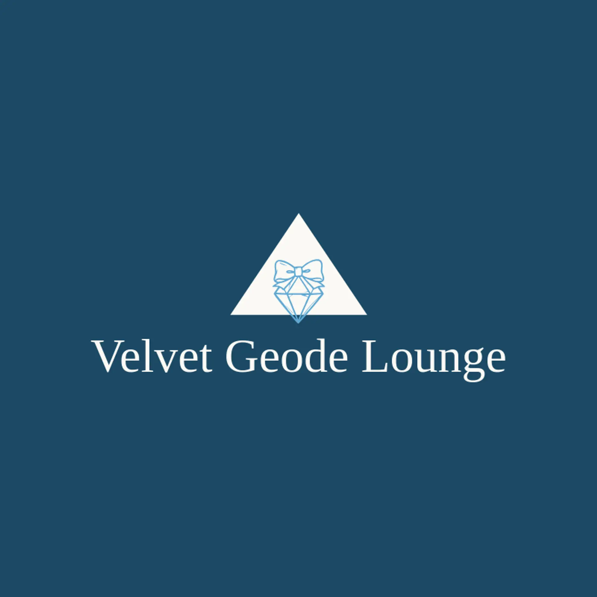 Velvet Geode Lounge logo for crystal