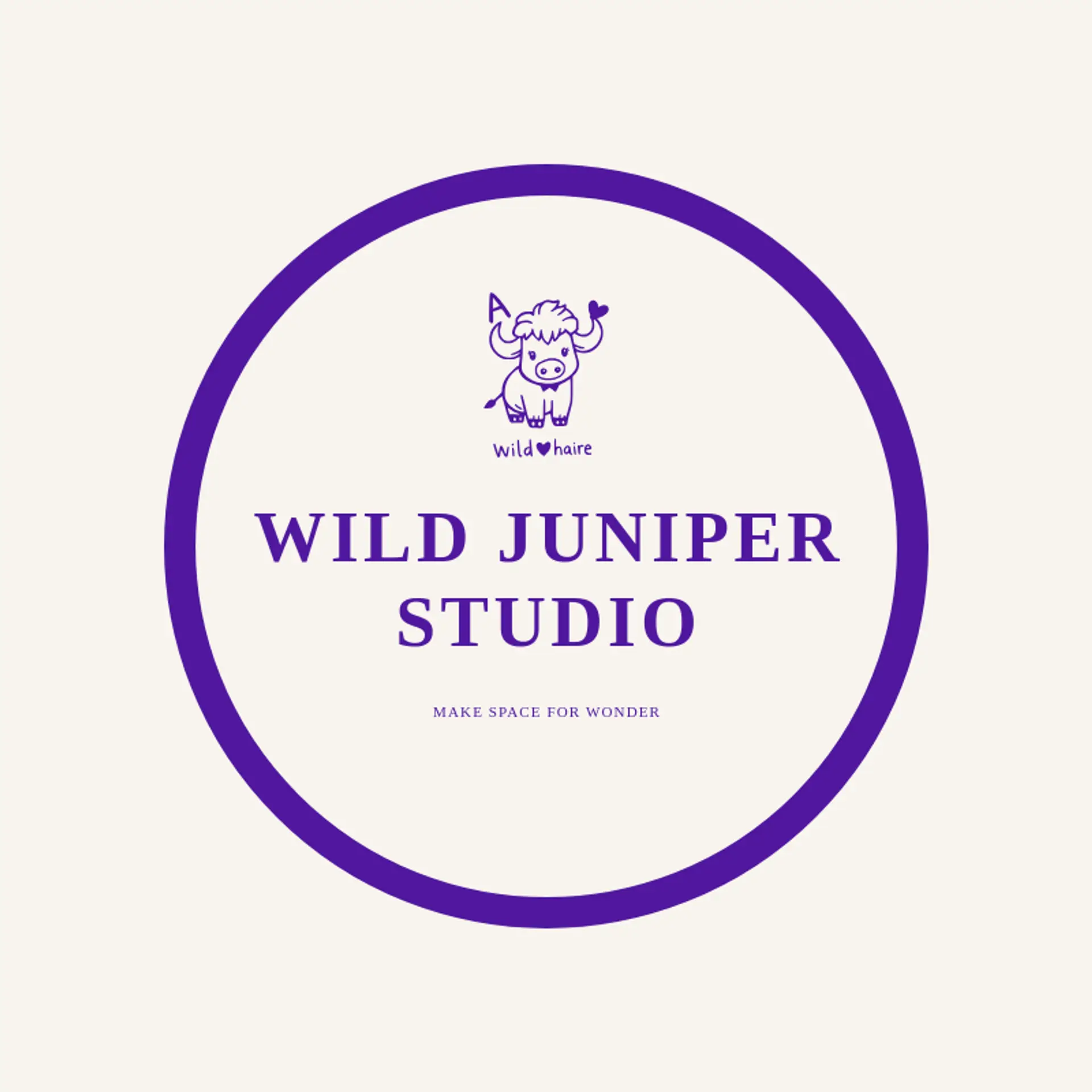 Wild Juniper Studio logo for wild