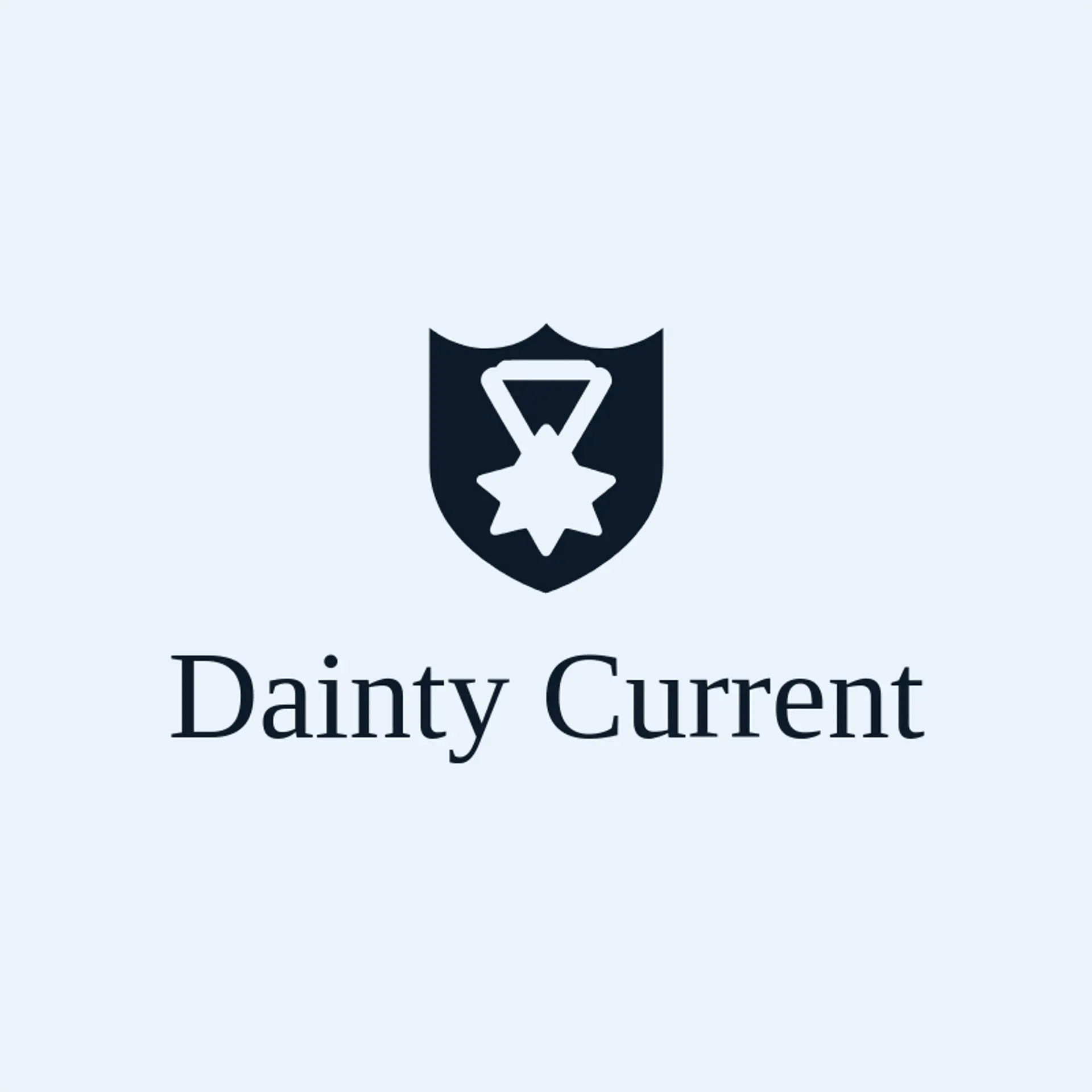 Dainty Current logo for necklace