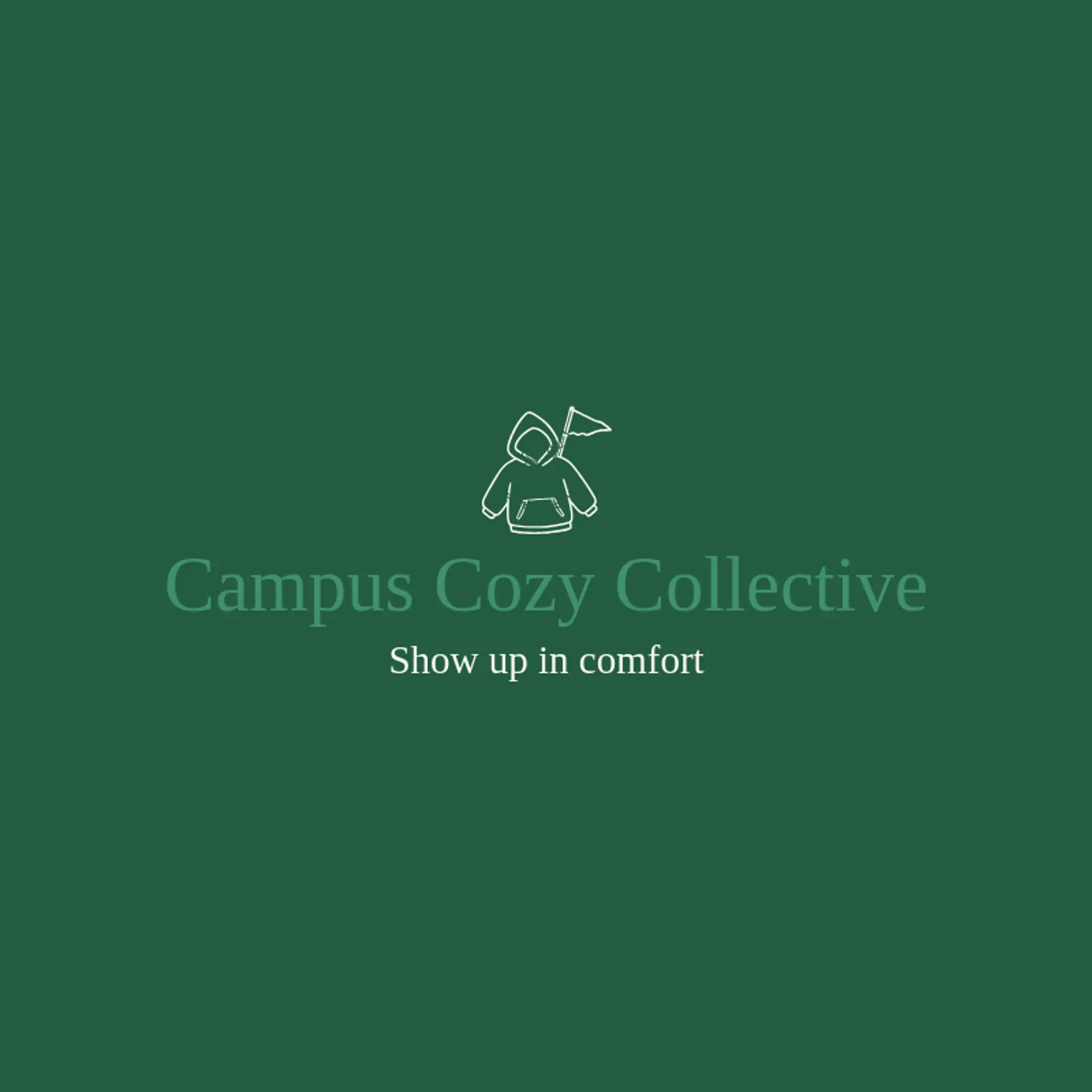 Campus Cozy Collective logo for hoodie