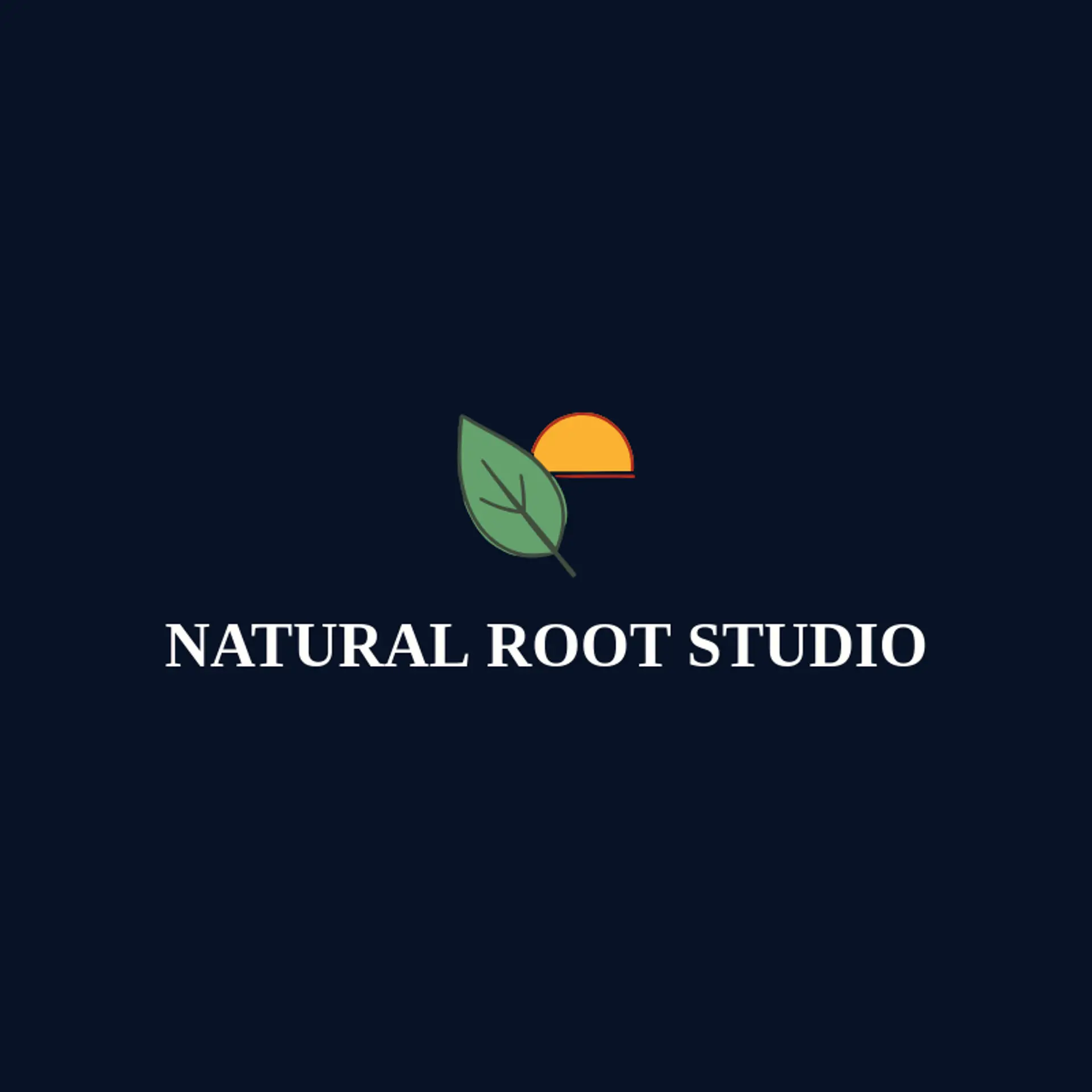 Natural Root Studio logo for natural