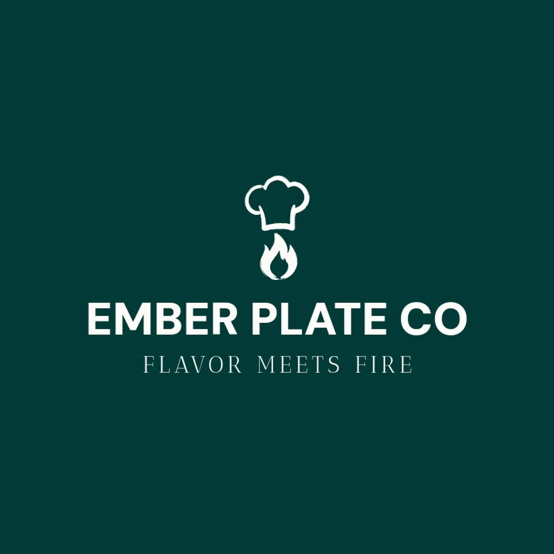 Ember Plate Co logo for chef