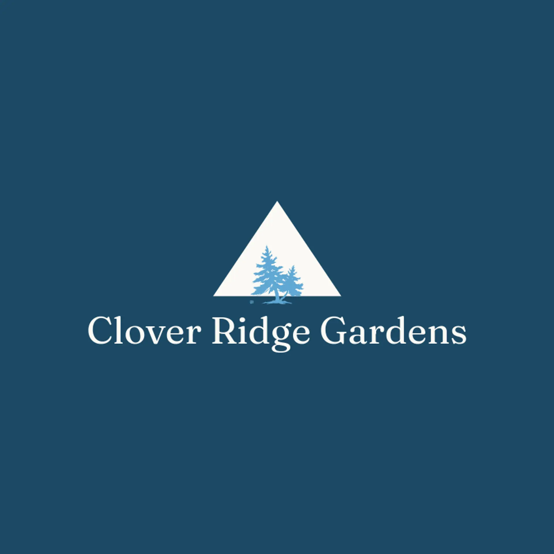 Clover Ridge Gardens logo for evergreen