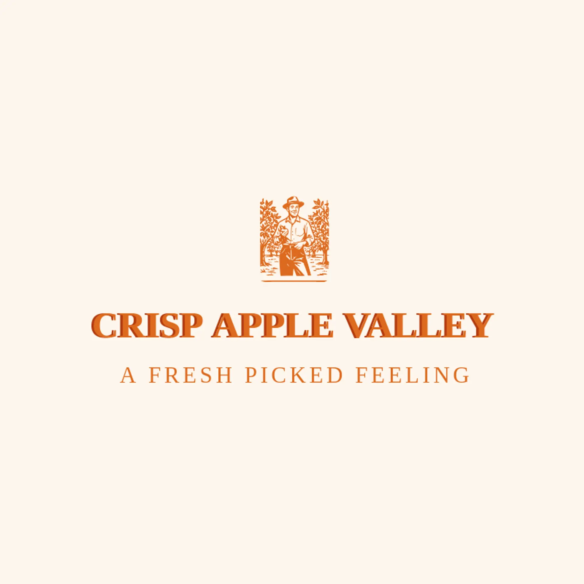 Crisp Apple Valley logo for farming