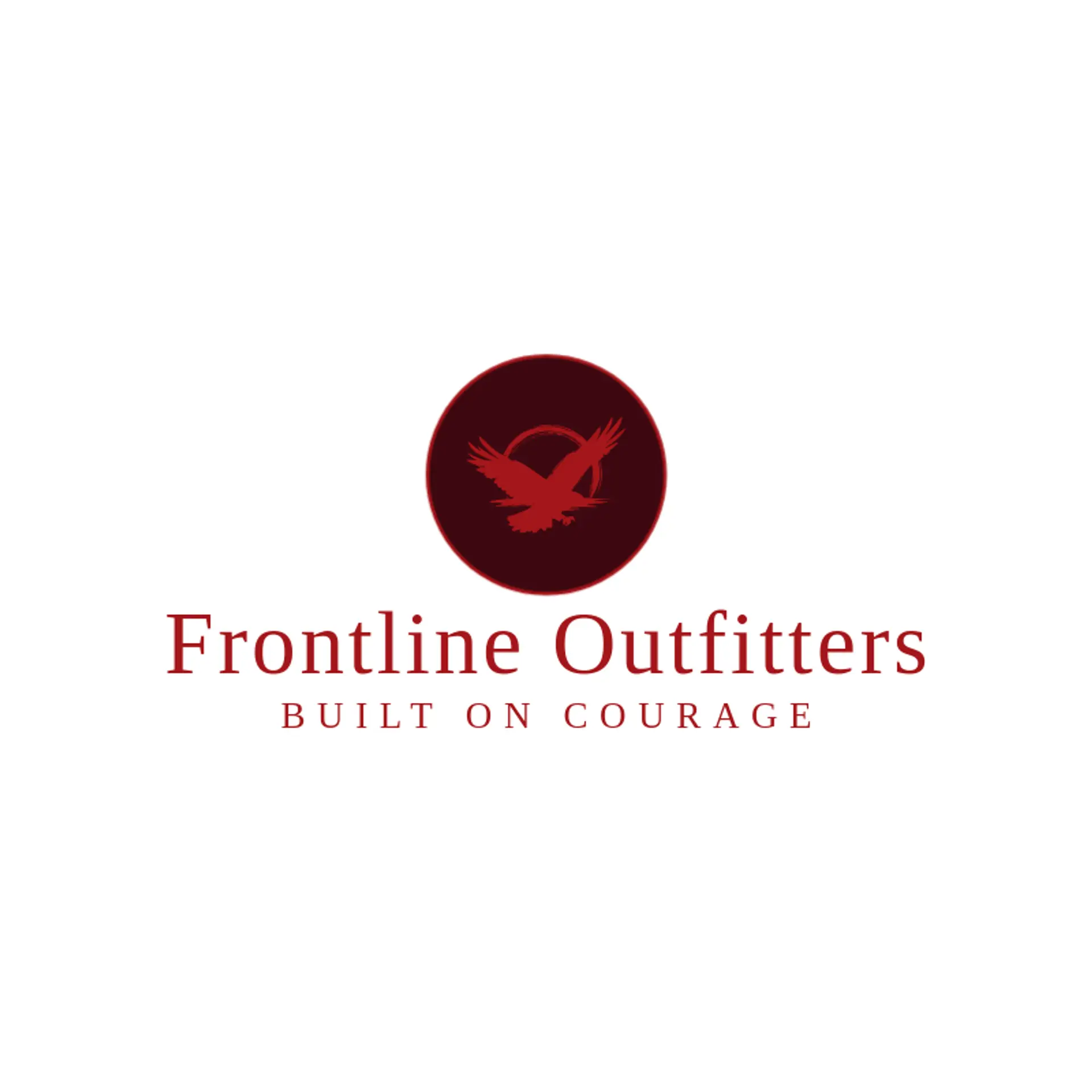 Frontline Outfitters logo for army