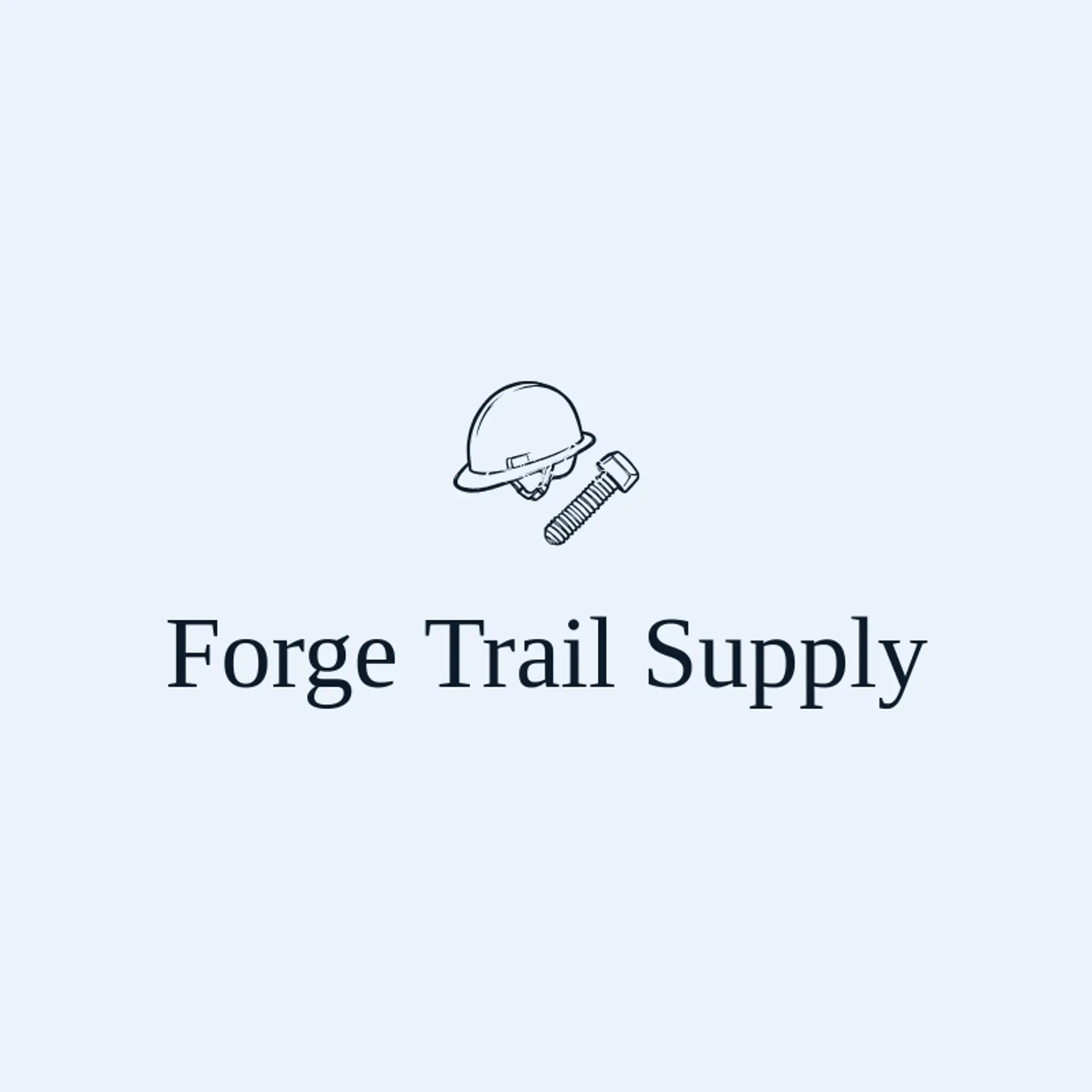Forge Trail Supply logo for metal
