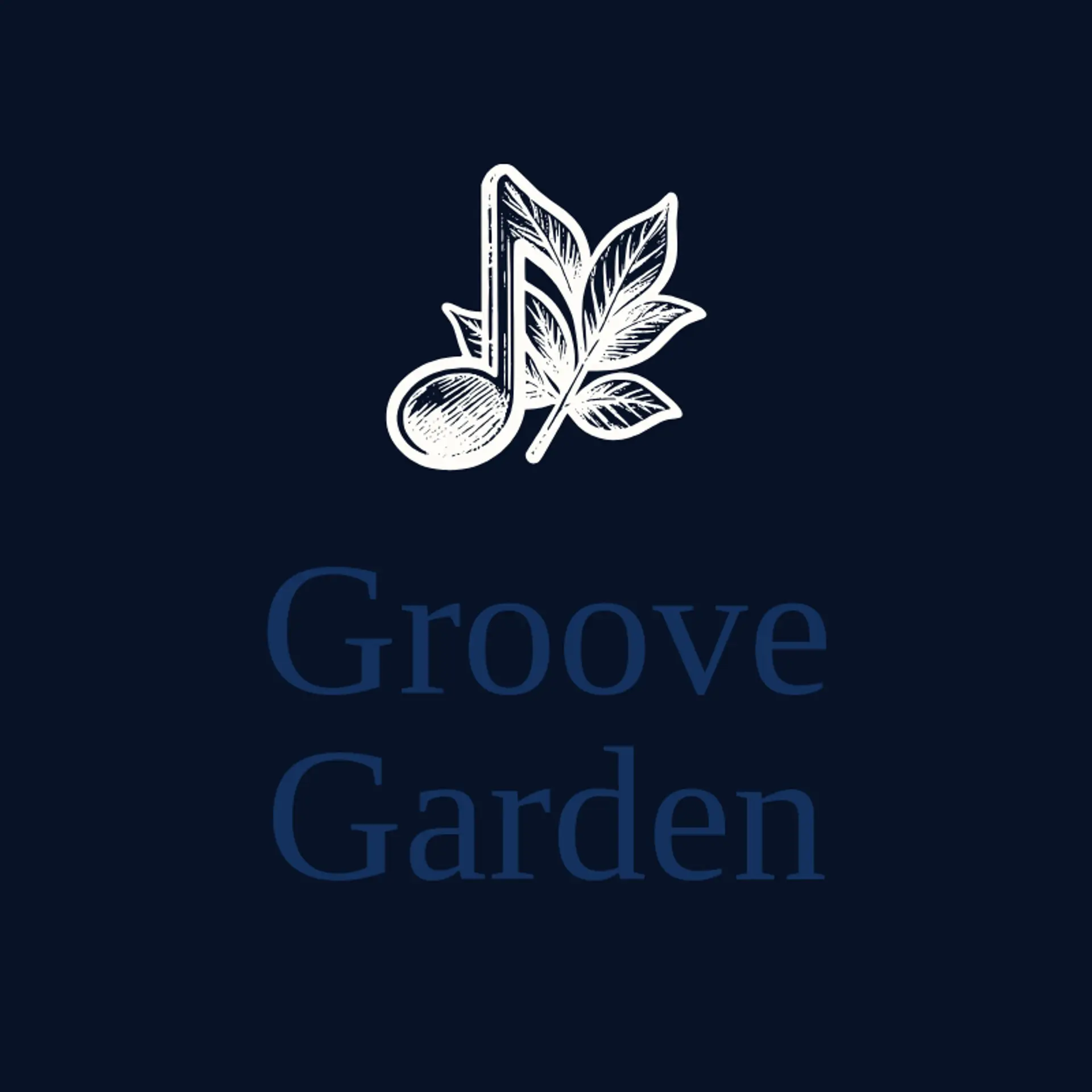 Groove Garden logo for music note
