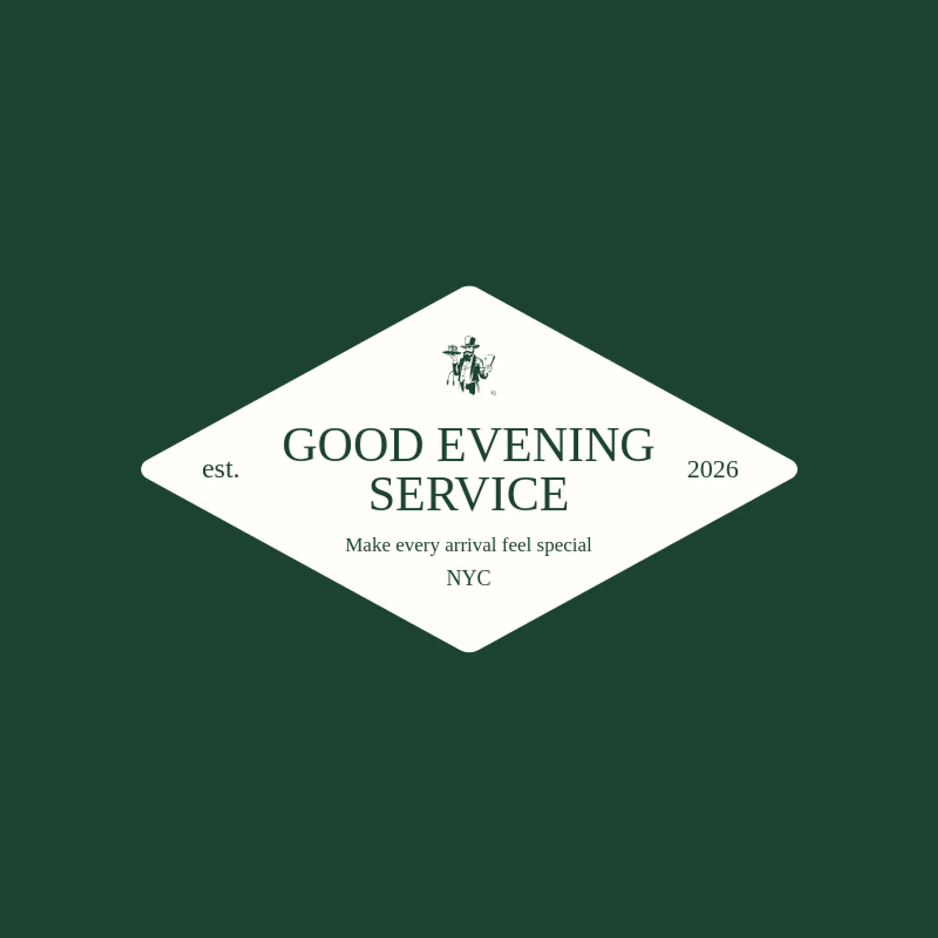 Good Evening Service logo for butler
