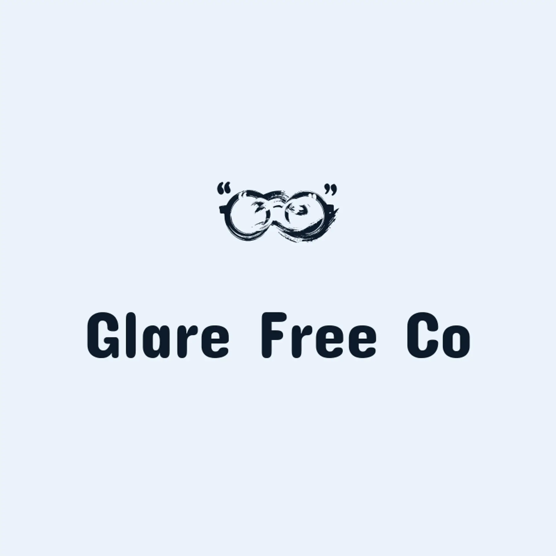 Glare Free Co logo for glasses