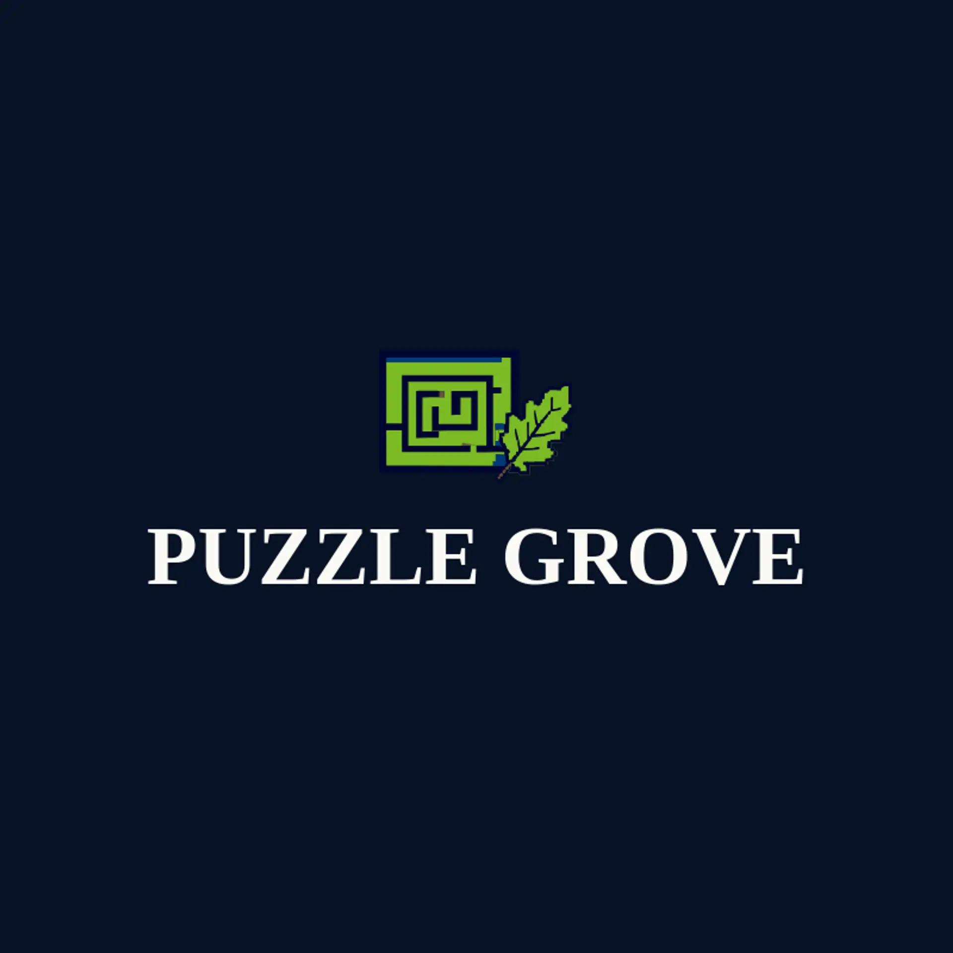 Puzzle Grove logo for maze