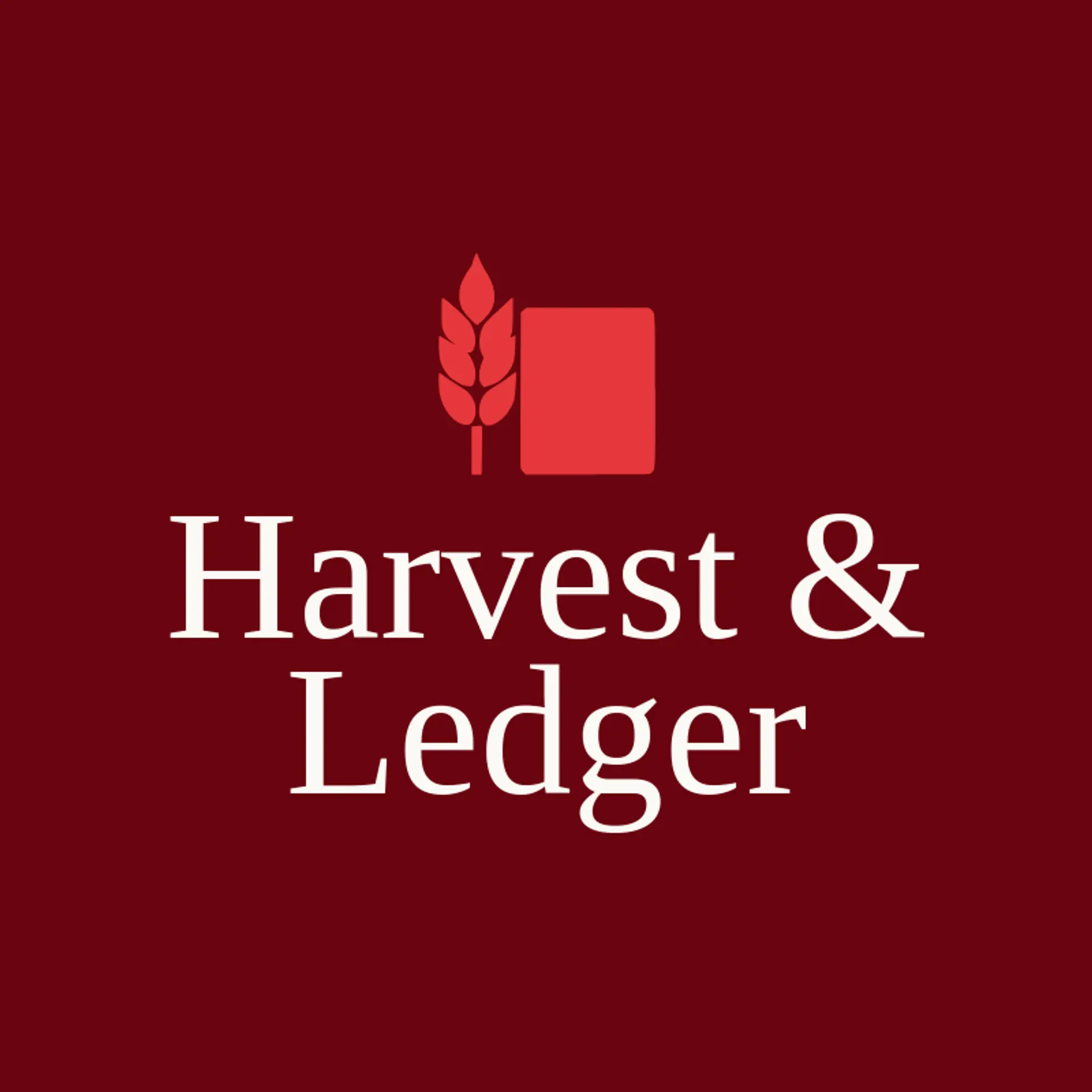 Harvest & Ledger logo for merchant