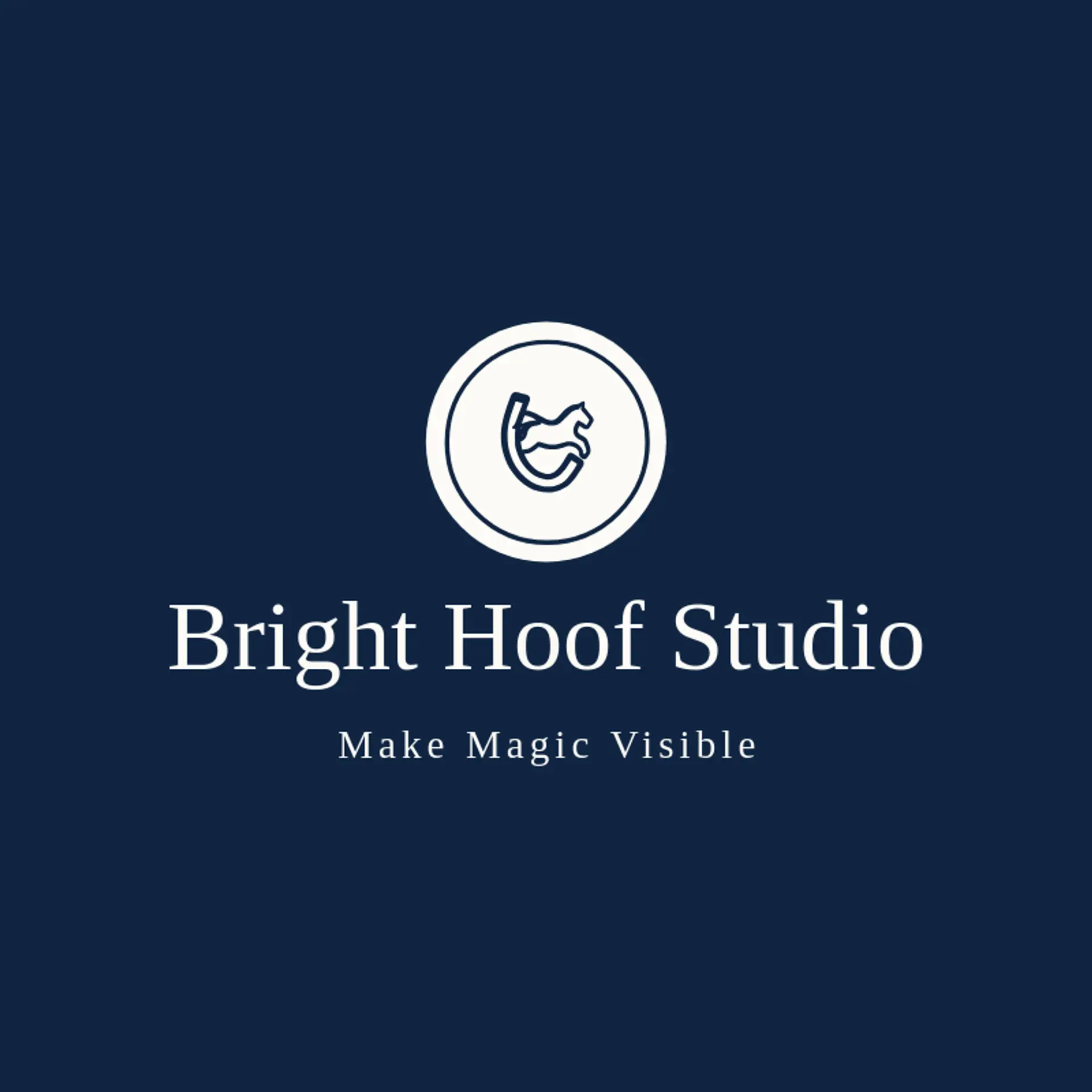 Bright Hoof Studio logo for pegasus