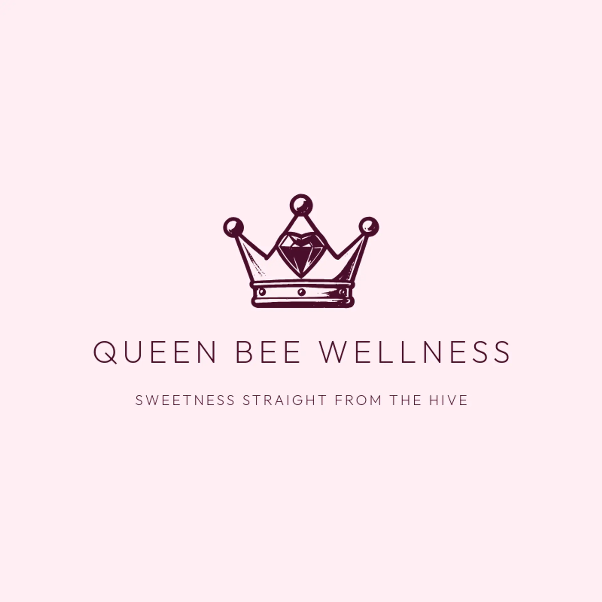 Queen Bee Wellness logo for queen