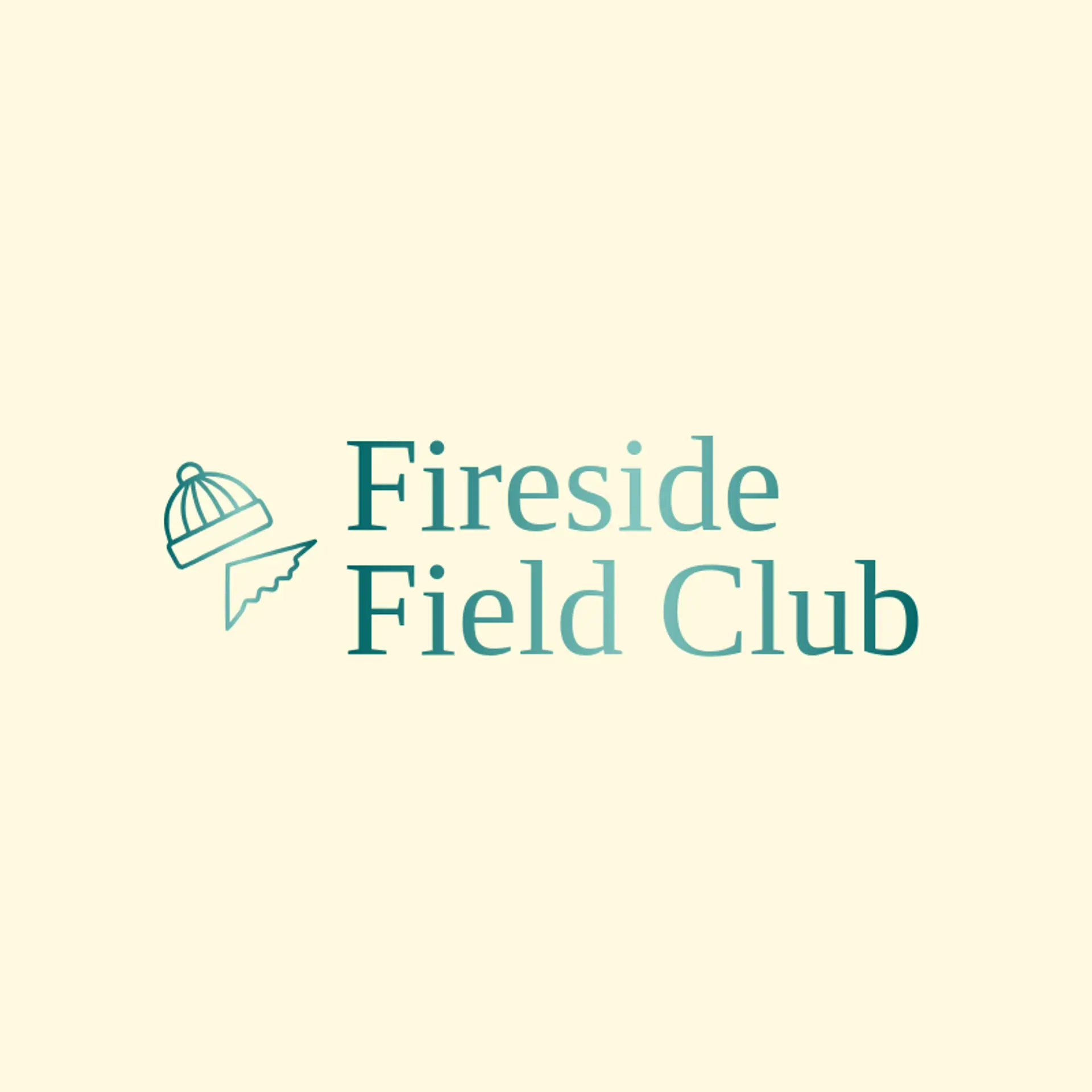 Fireside Field Club logo for beanie
