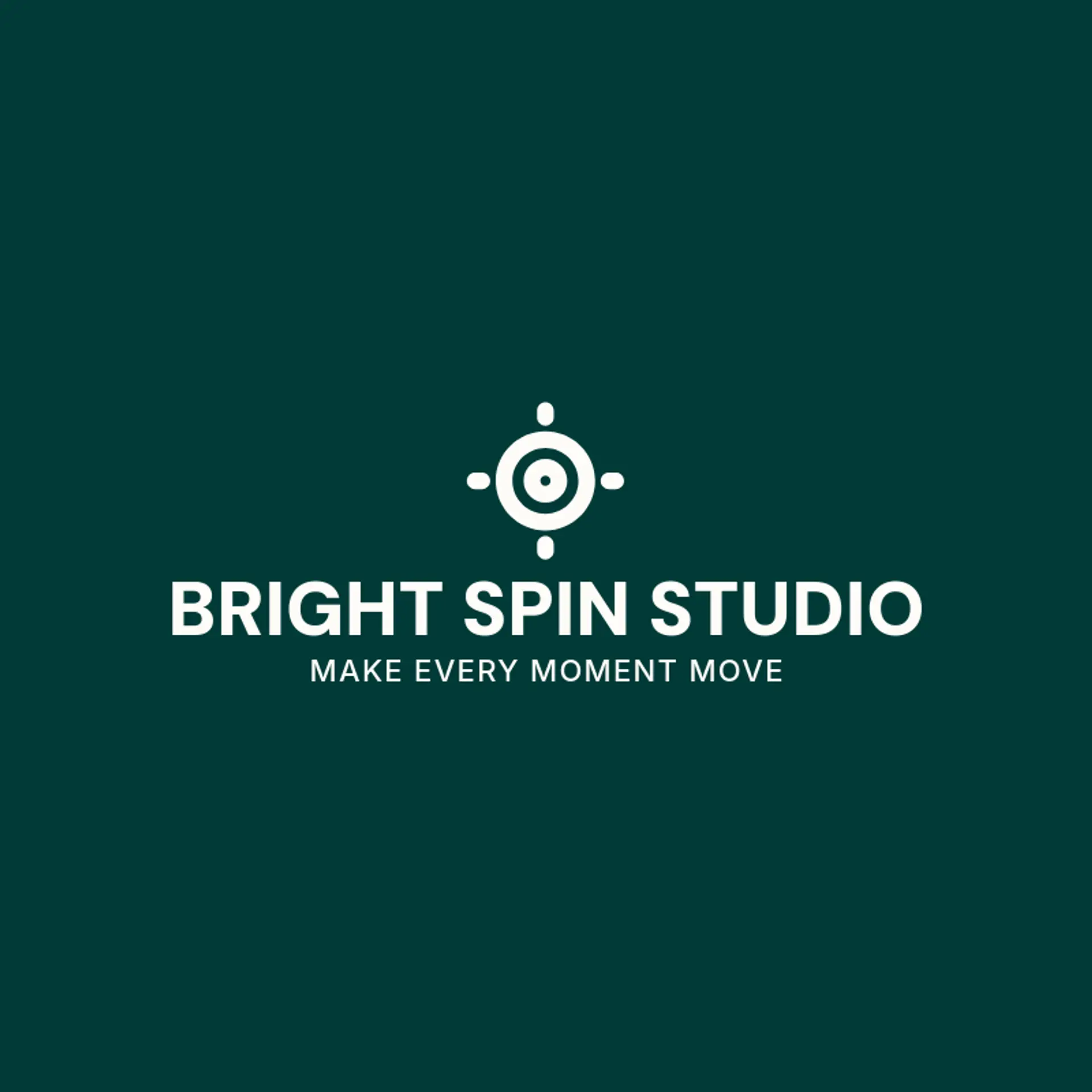 Bright Spin Studio logo for pinwheel