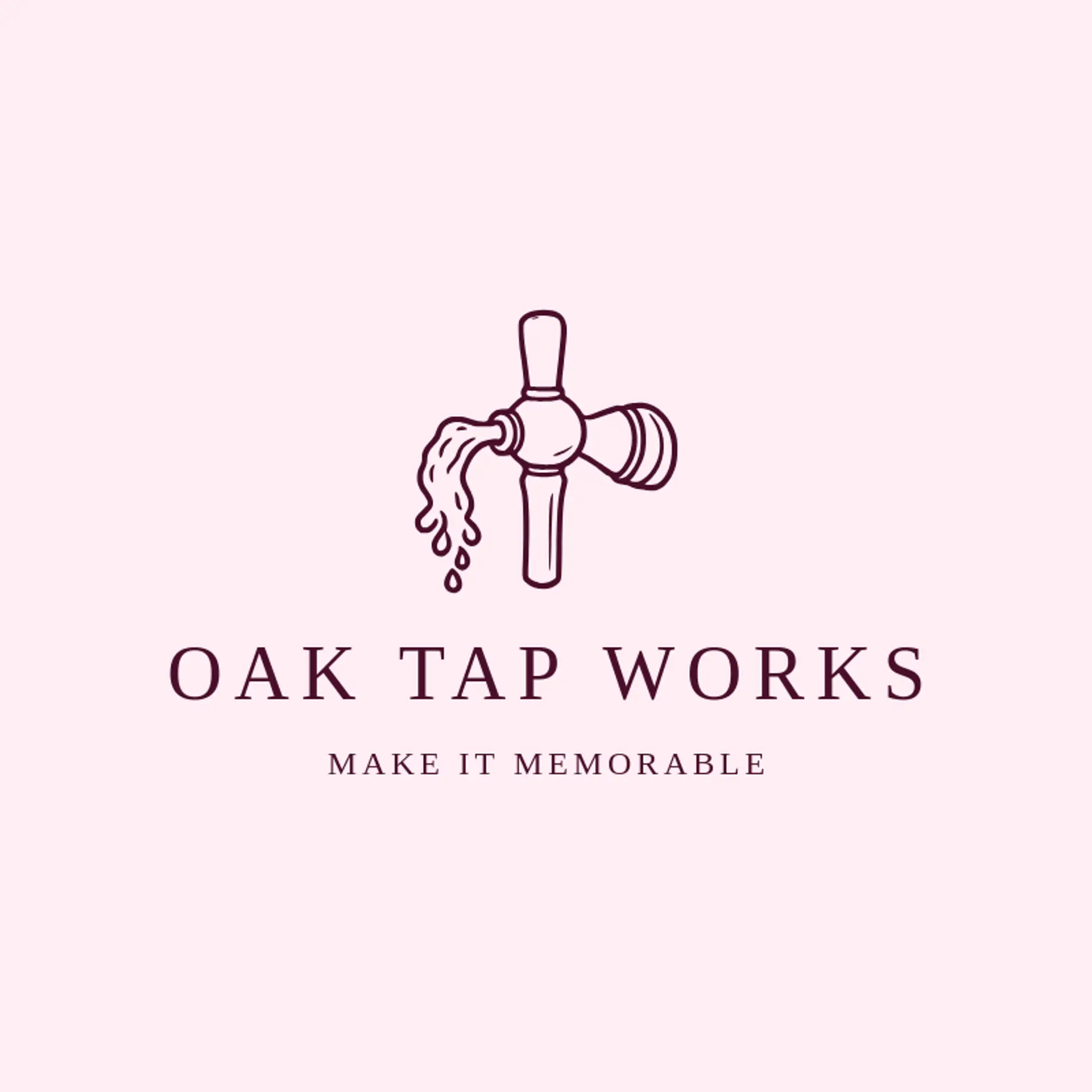 Oak Tap Works logo for drink