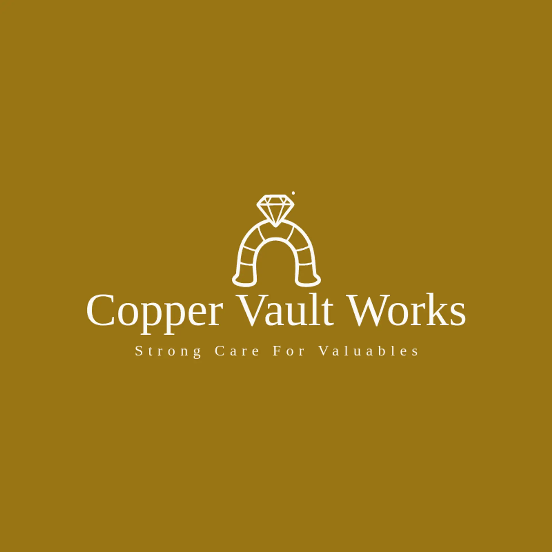 Copper Vault Works logo for vault