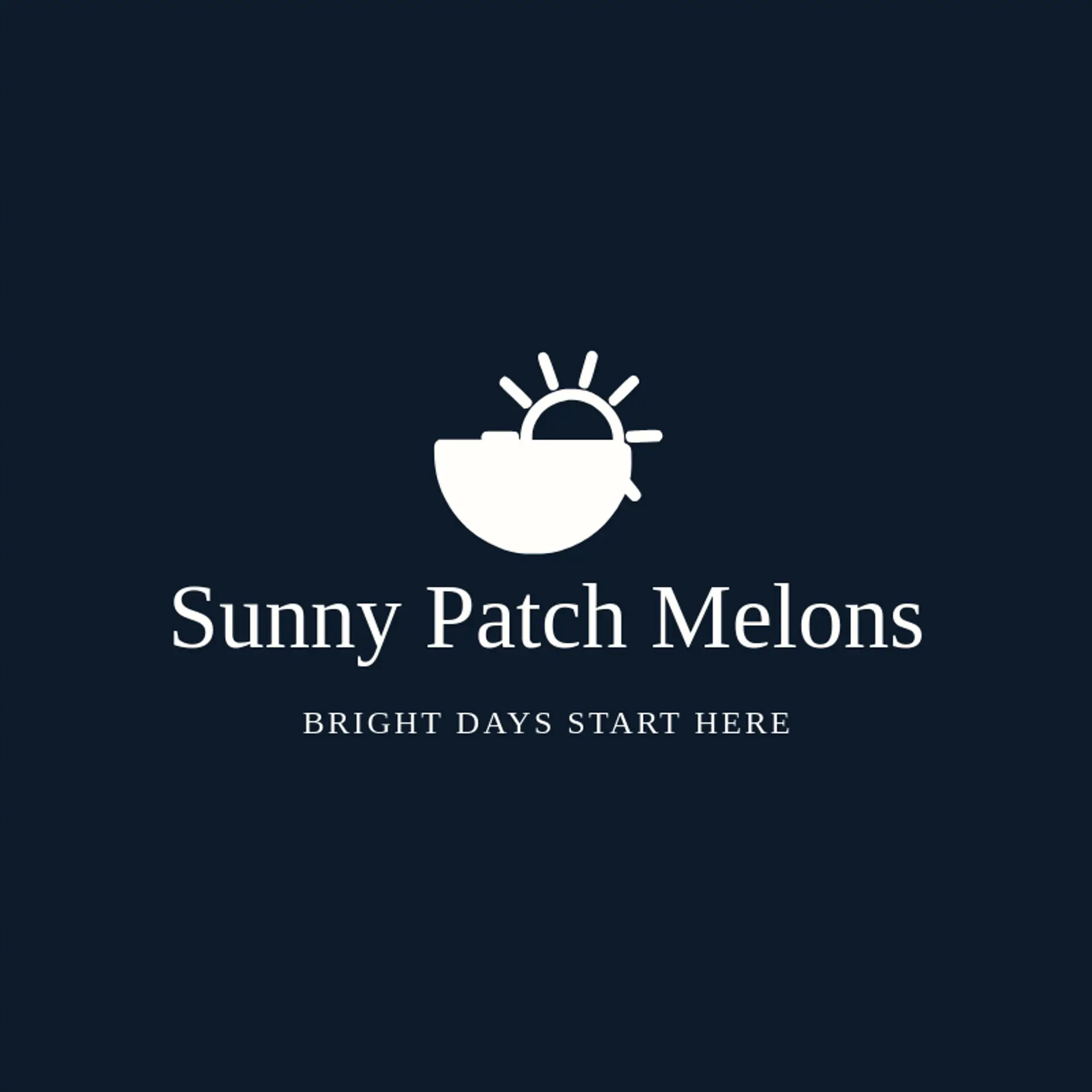 Sunny Patch Melons logo for watermelon