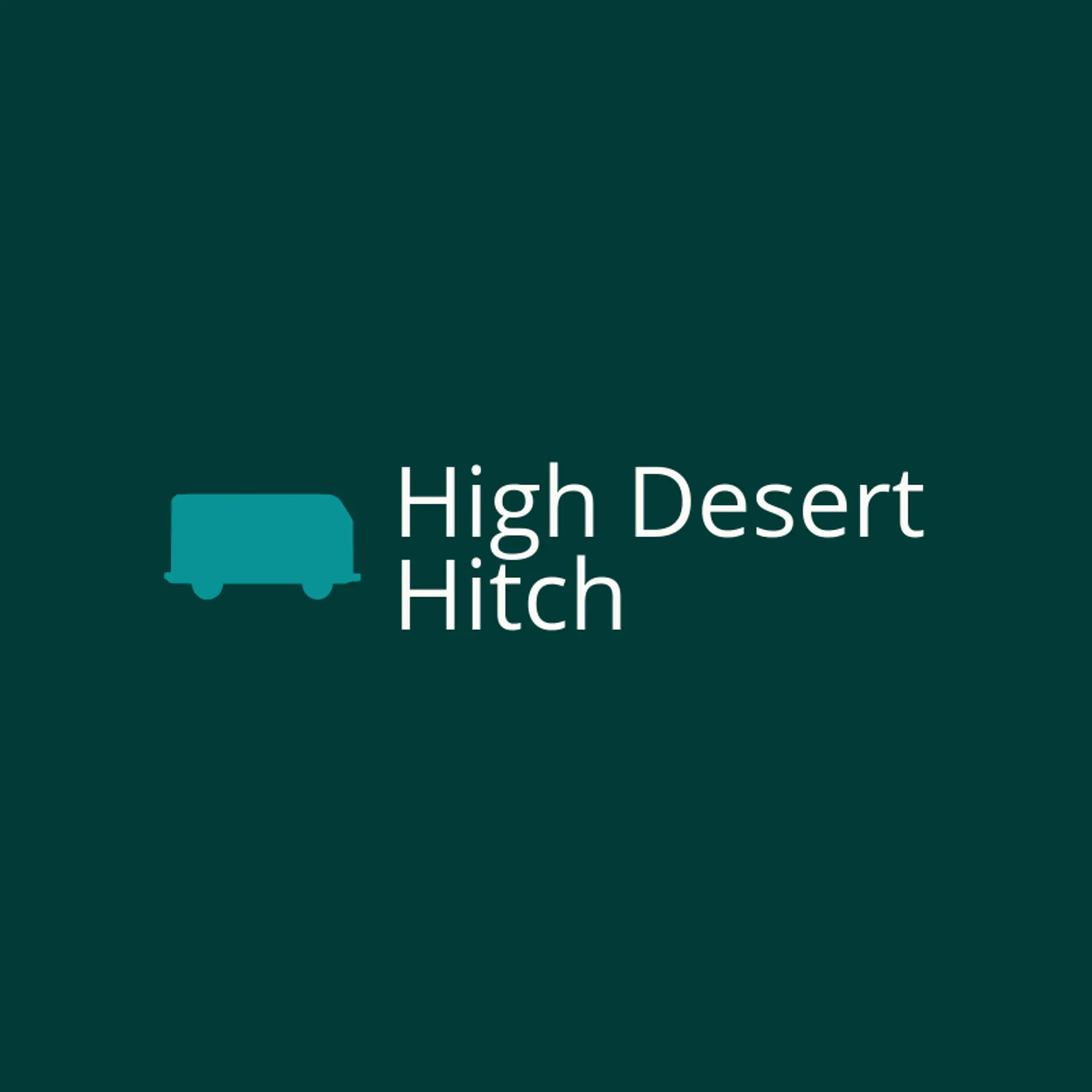 High Desert Hitch logo for trailer