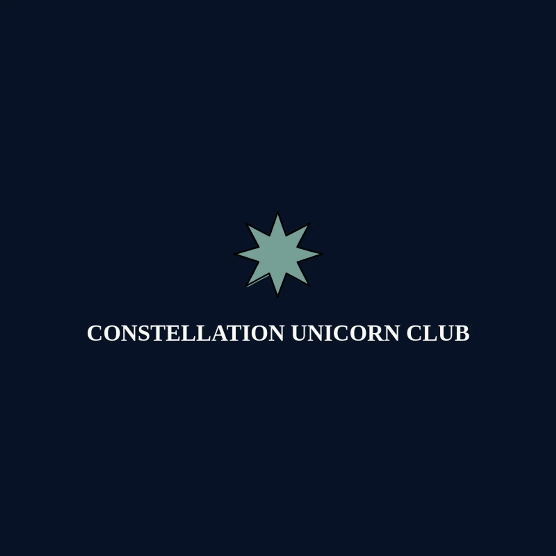 Constellation Unicorn Club logo for unicorn