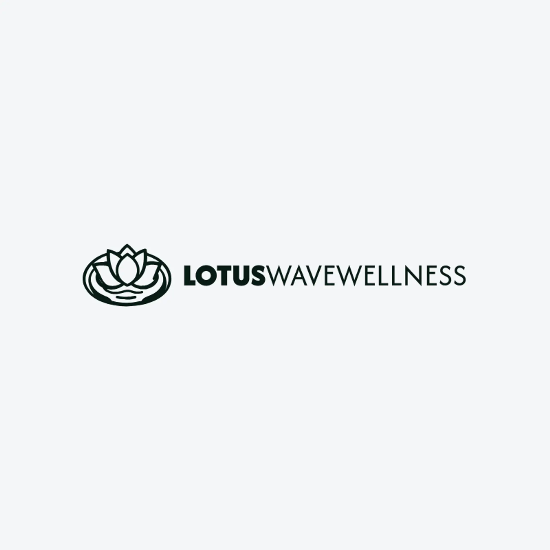 Lotus Wave Wellness logo for lotus
