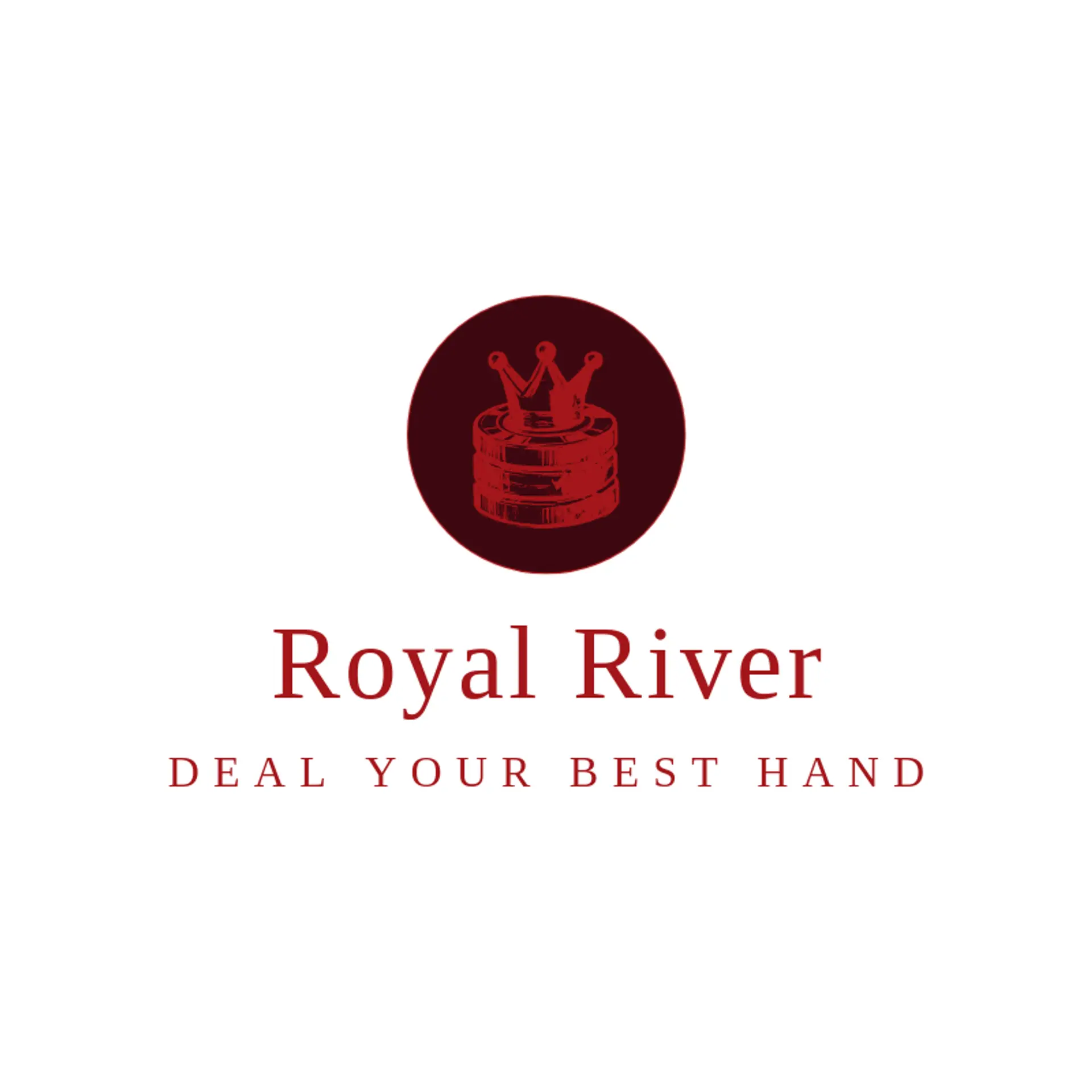 Royal River logo for poker