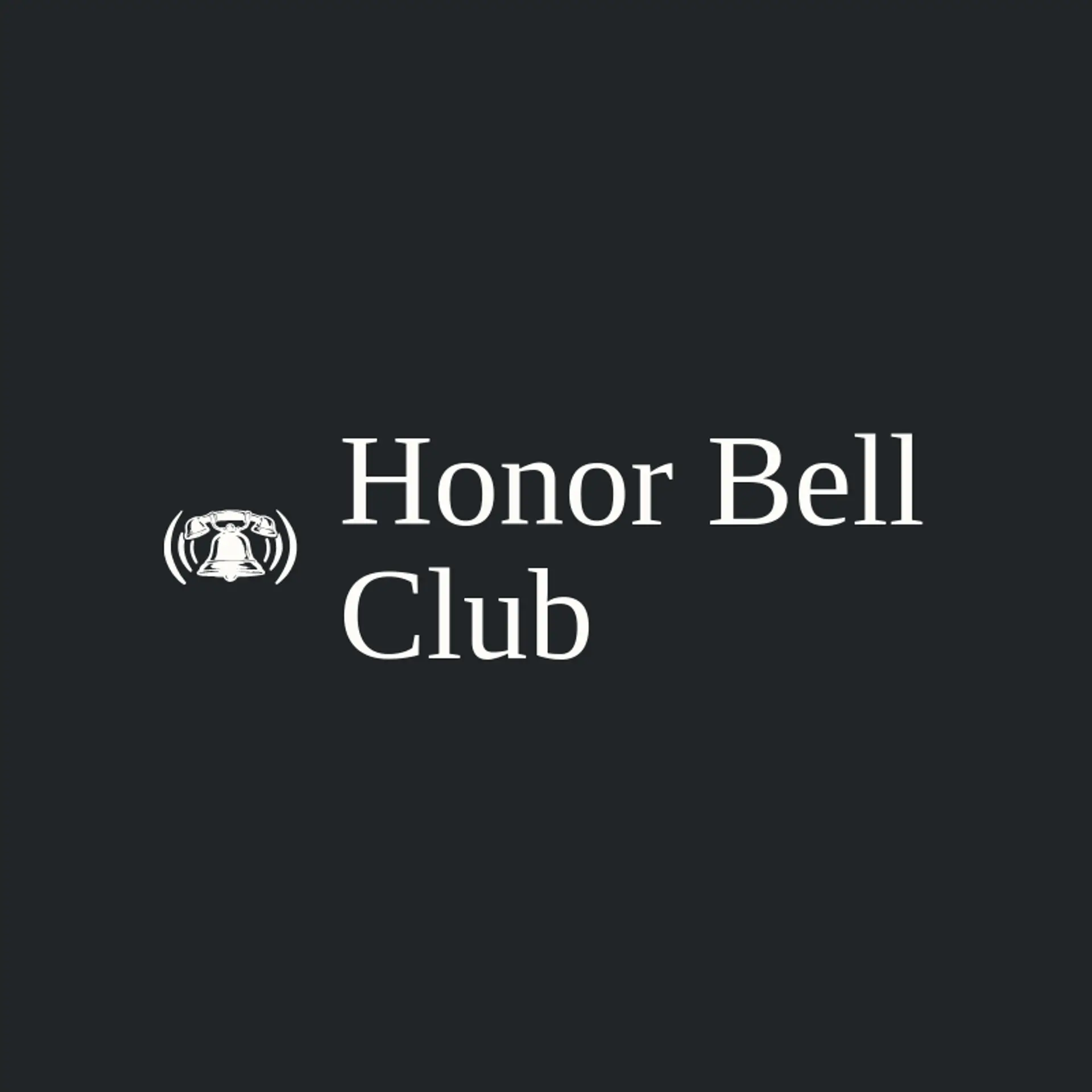 Honor Bell Club logo for fraternity