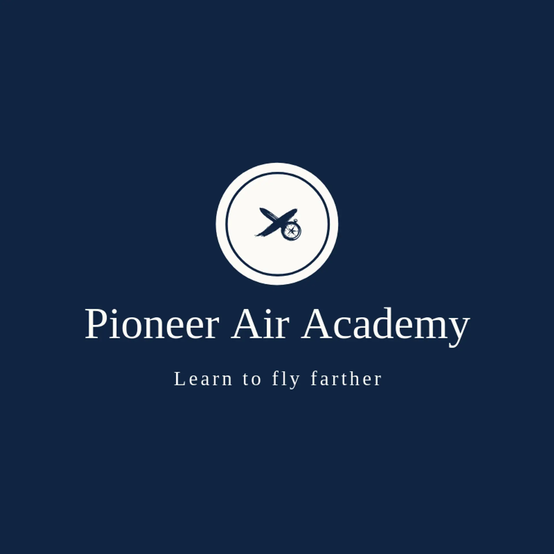 Pioneer Air Academy logo for aerospace