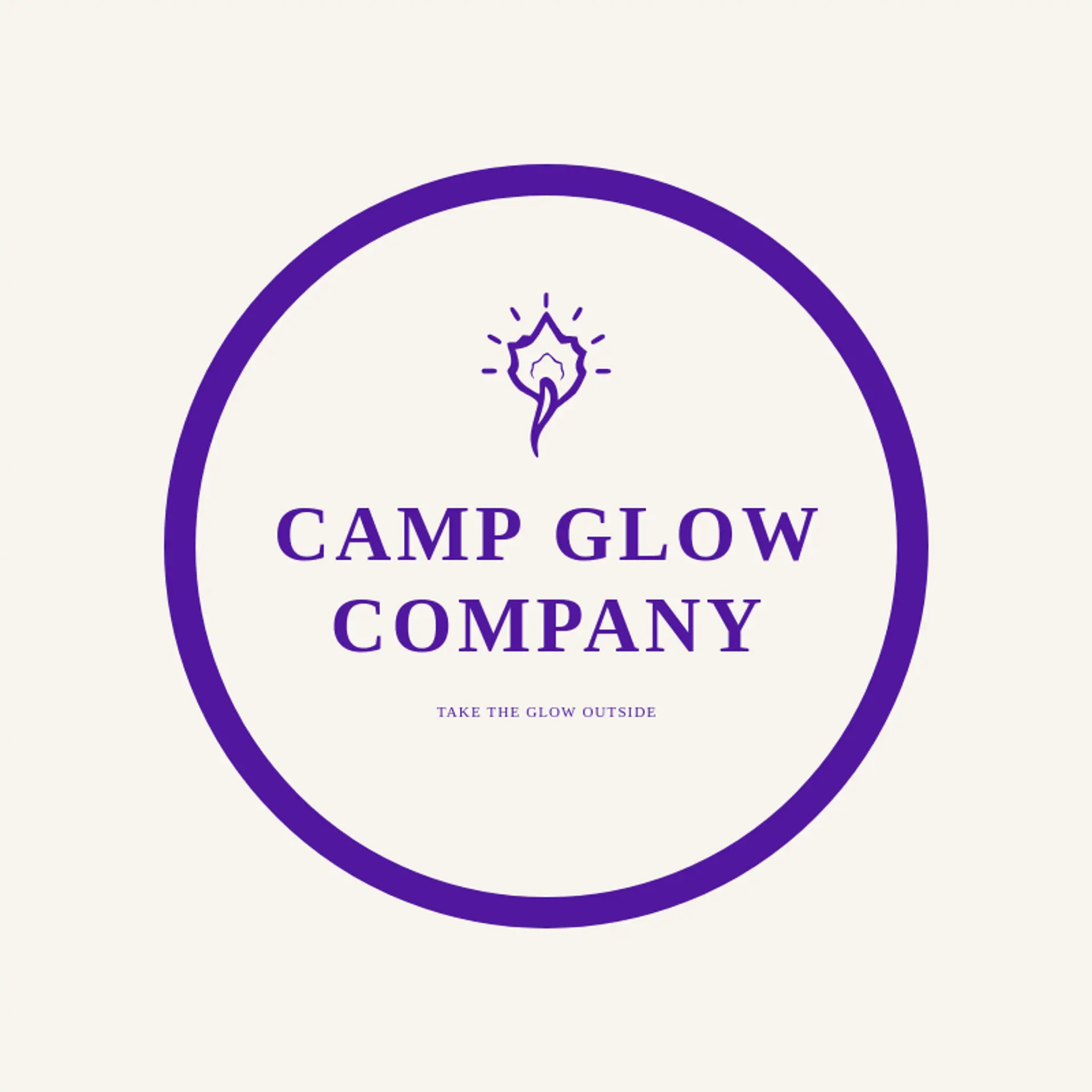 Camp Glow Company logo for ember