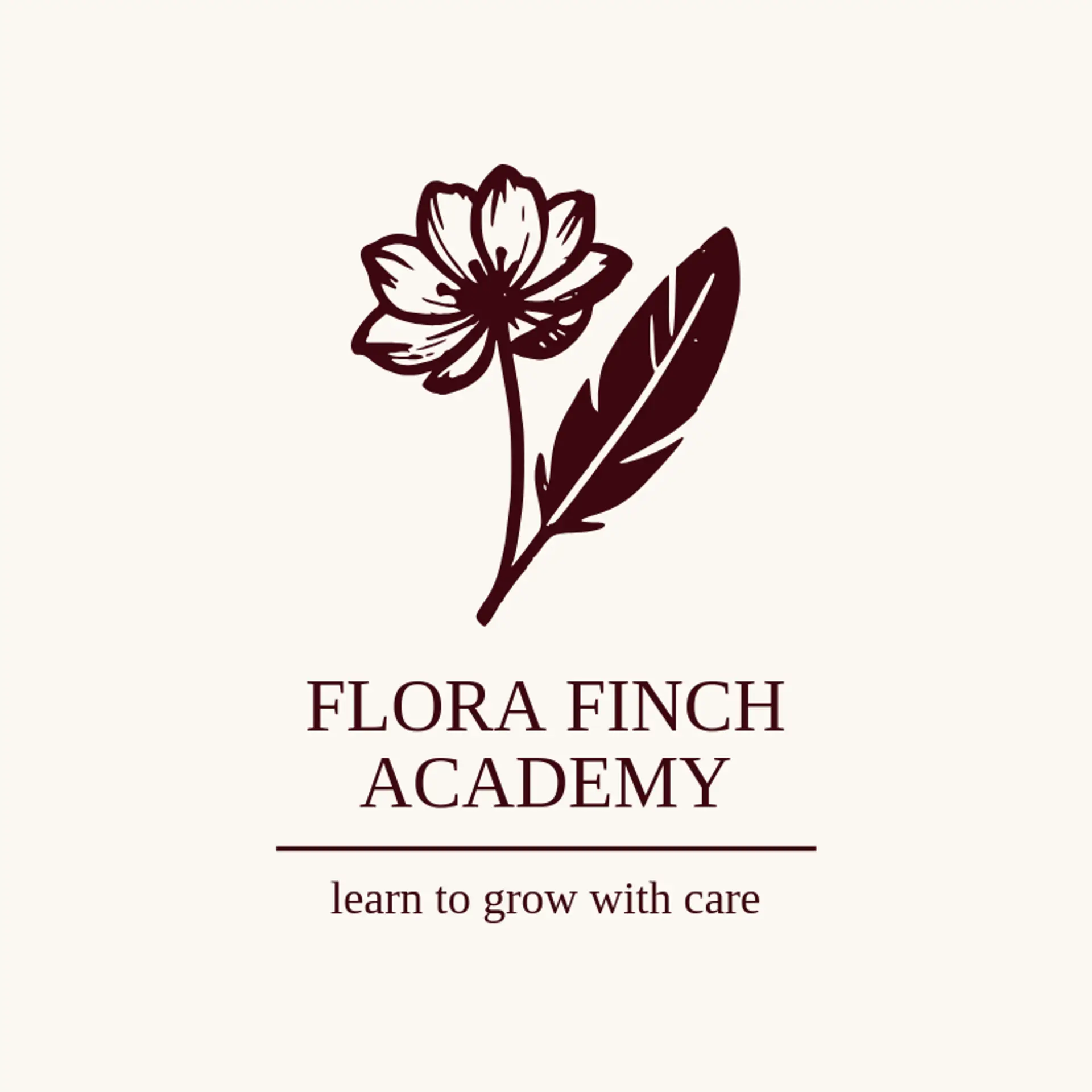 Flora Finch Academy logo for blossom