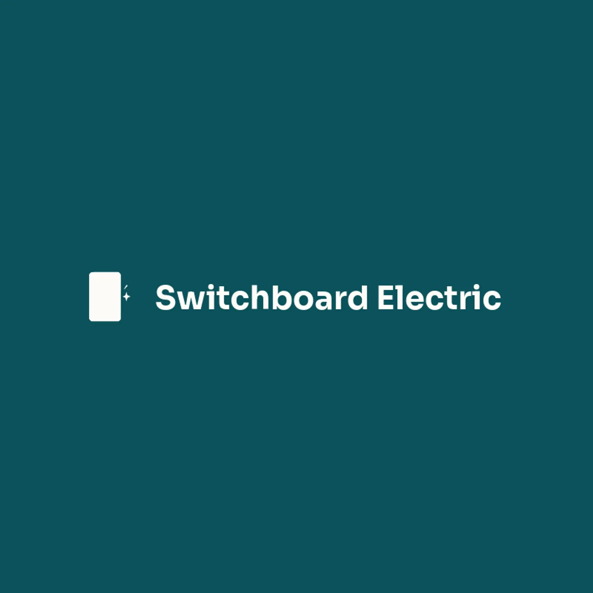 Switchboard Electric logo for electrician