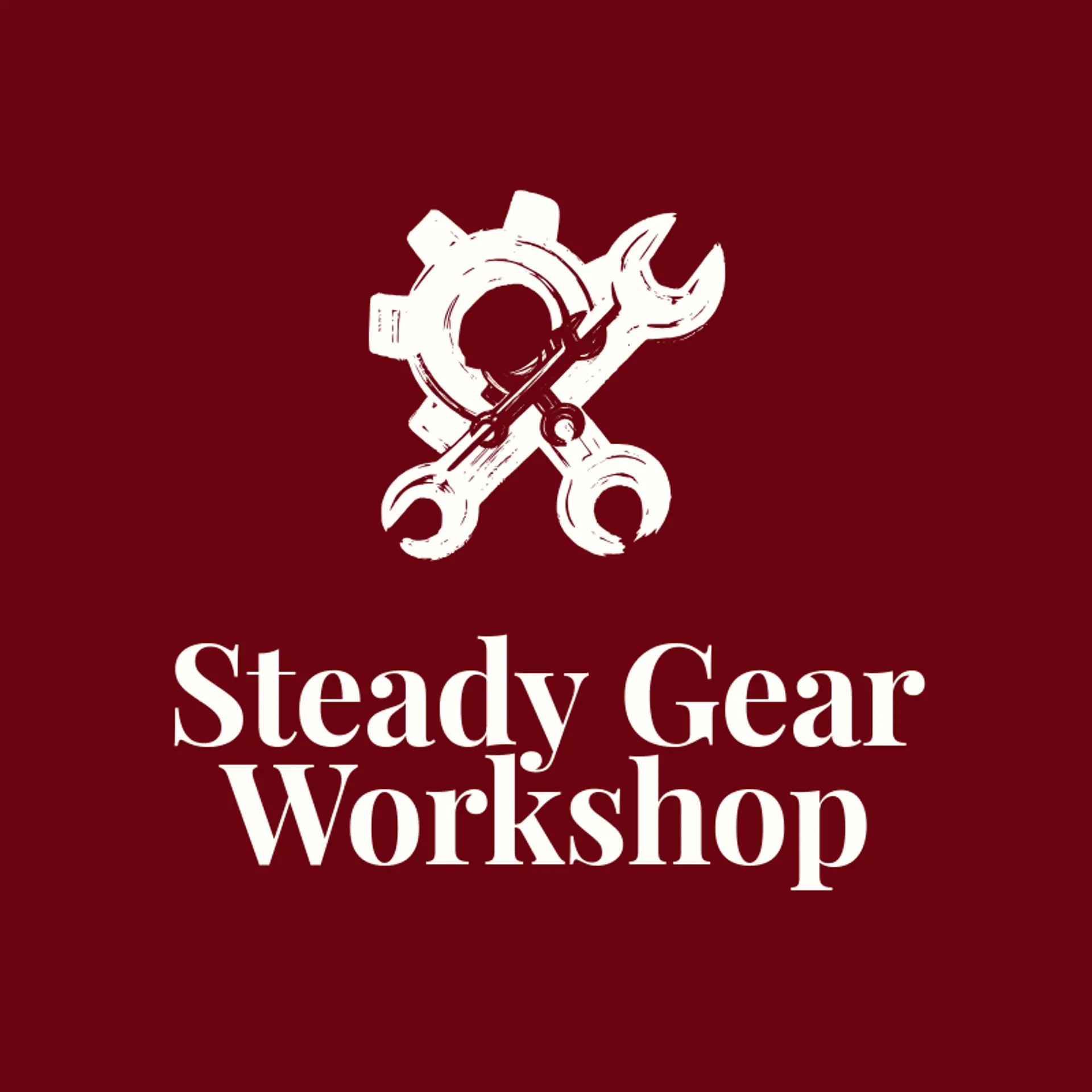 Steady Gear Workshop logo for robot
